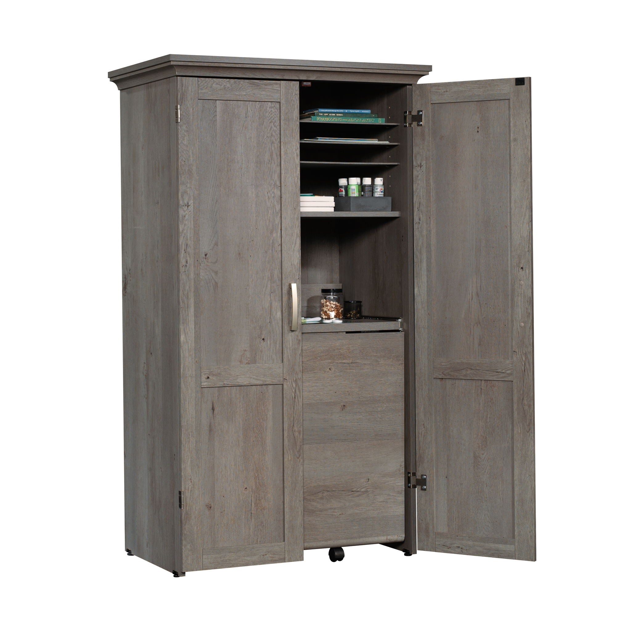 Craft & Sewing Armoire in Mystic Oak