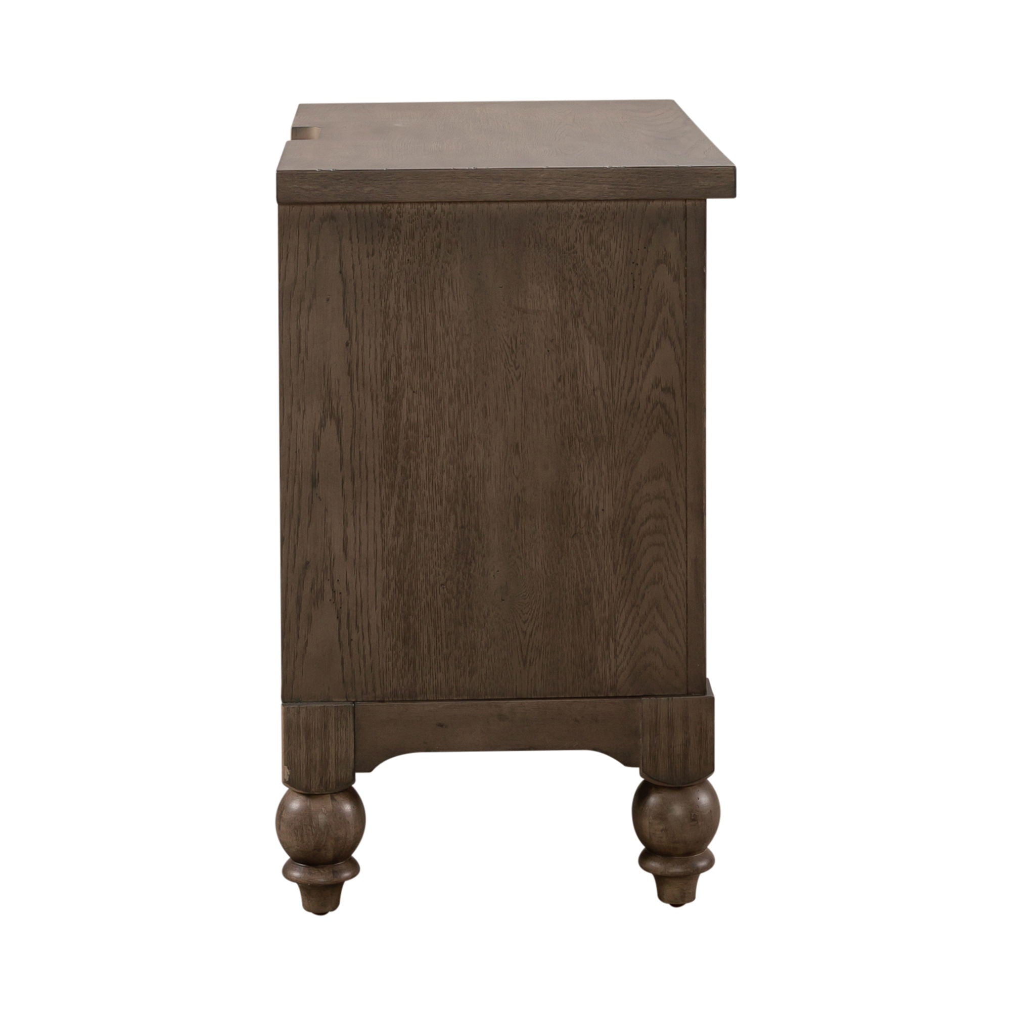 Liberty Furniture Americana Farmhouse - 2 Drawer Night Stand With Charging Station | Meri Furniture
