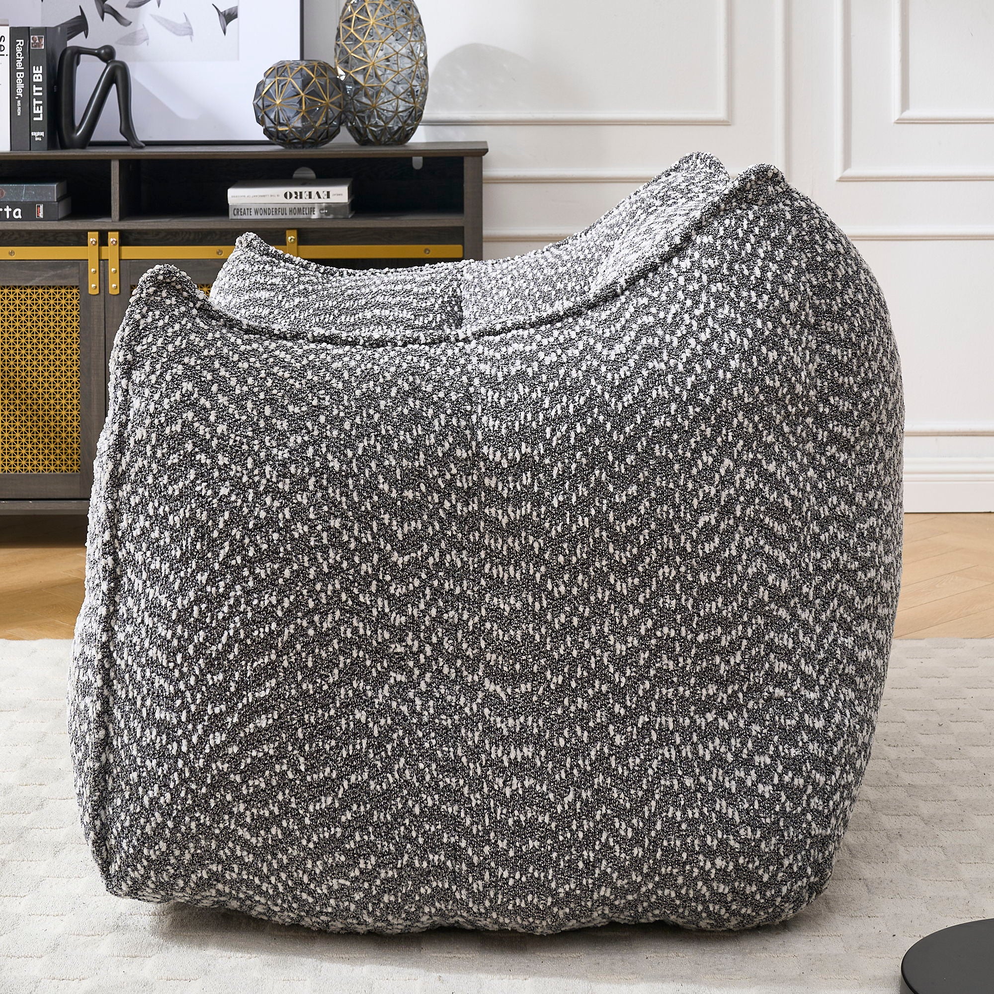 Comfortable Chenille Sofa Chairs With Highly Resilient Foam For Living Rooms And Bedrooms