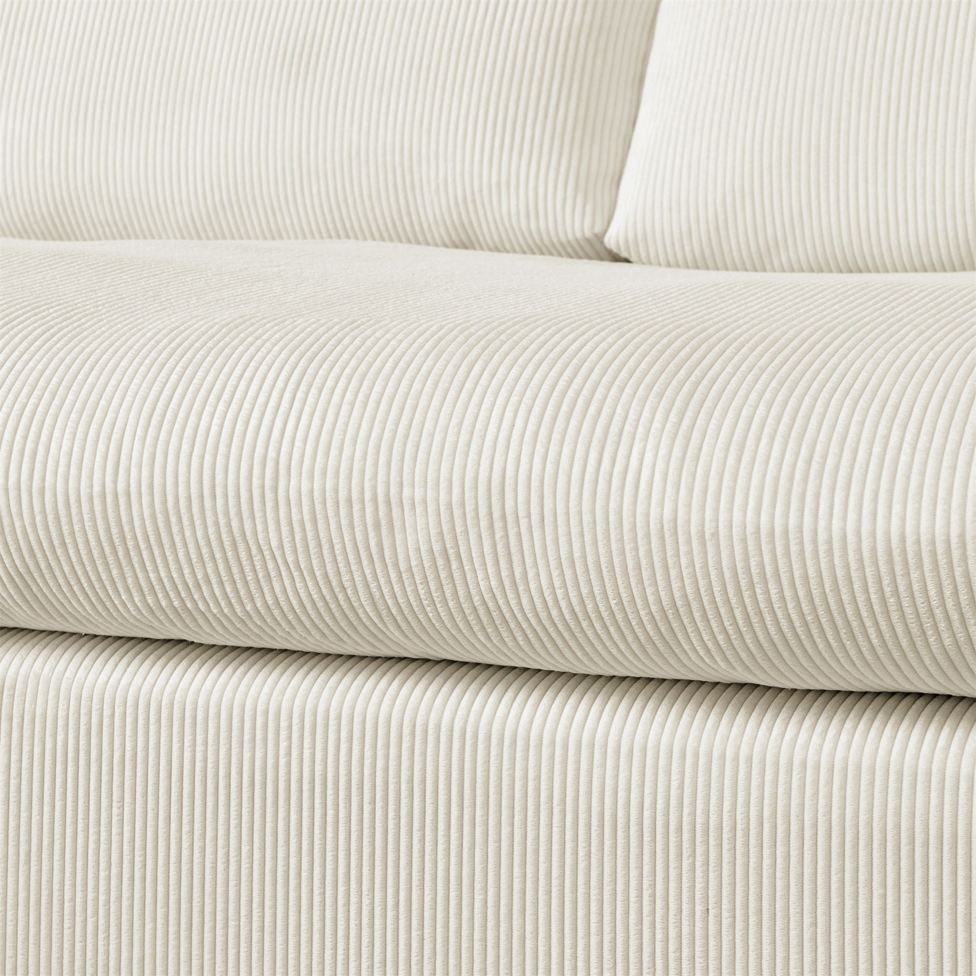 Convertible L Shaped Sleeper Sofa Bed With Reversible Chaise And Storage