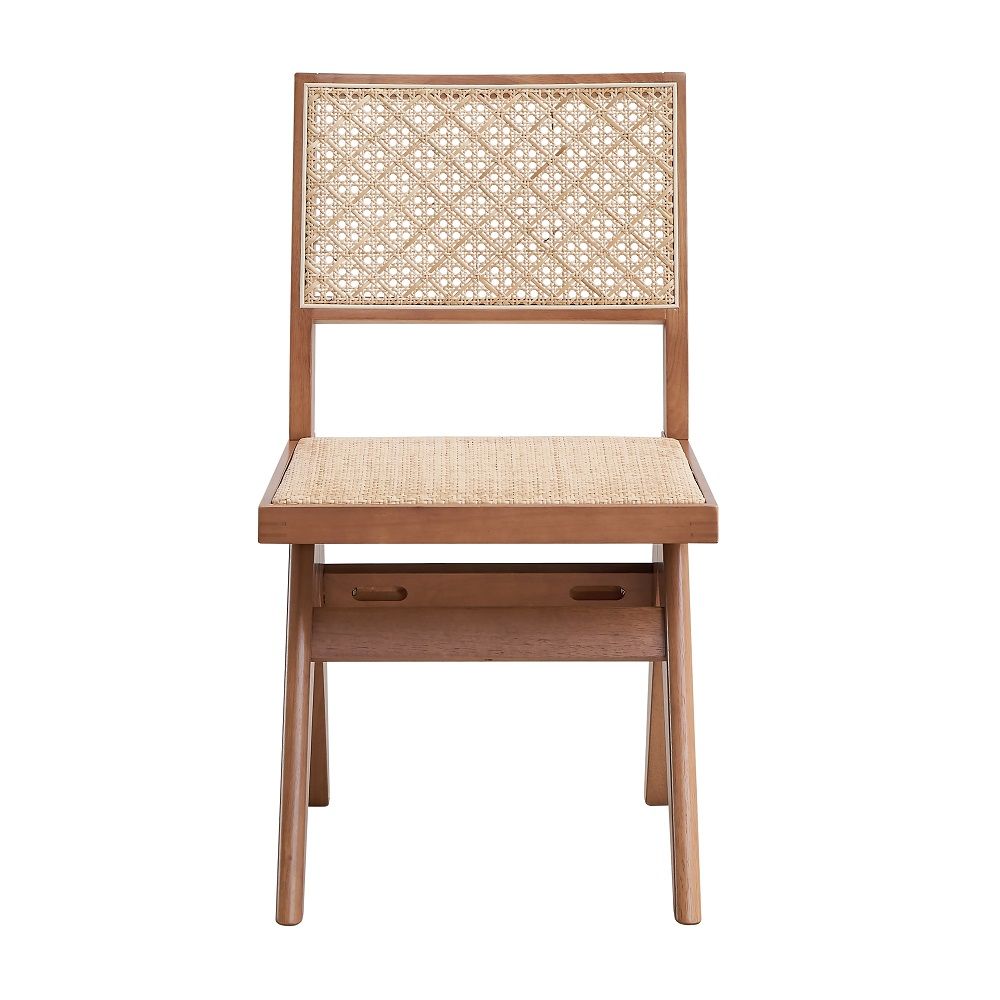 ACME Velentina - Side Chair (Set of 2) - Rattan & Natural | Meri Furniture