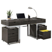 Coaster Fine Furniture Noorvik - 3 Piece Computer Desk And File Cabinet Set - Dark Oak | Meri Furniture