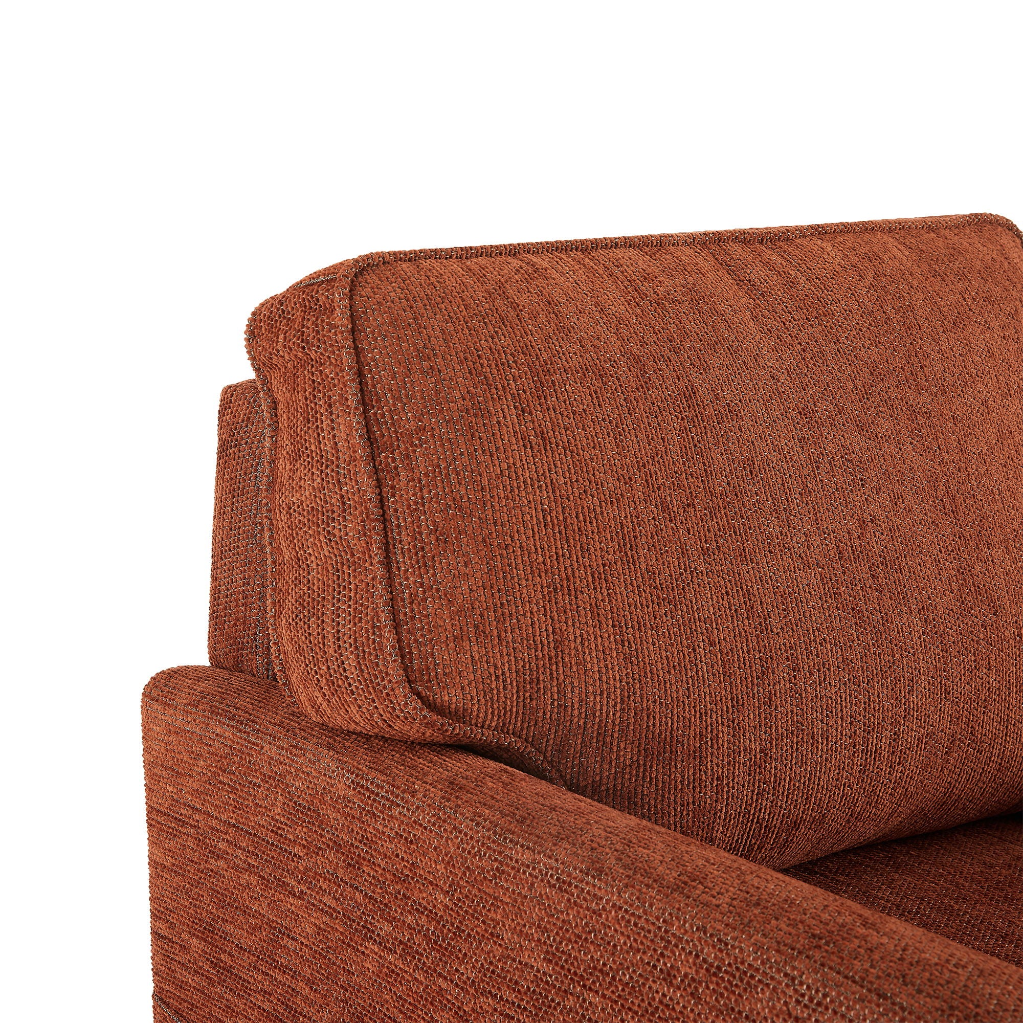 360° Swivel Accent Barrel Armchair With Side Pockets, Compact Design