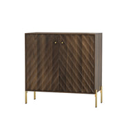 Sideboard Buffet With Storage For Living Room - Walnut