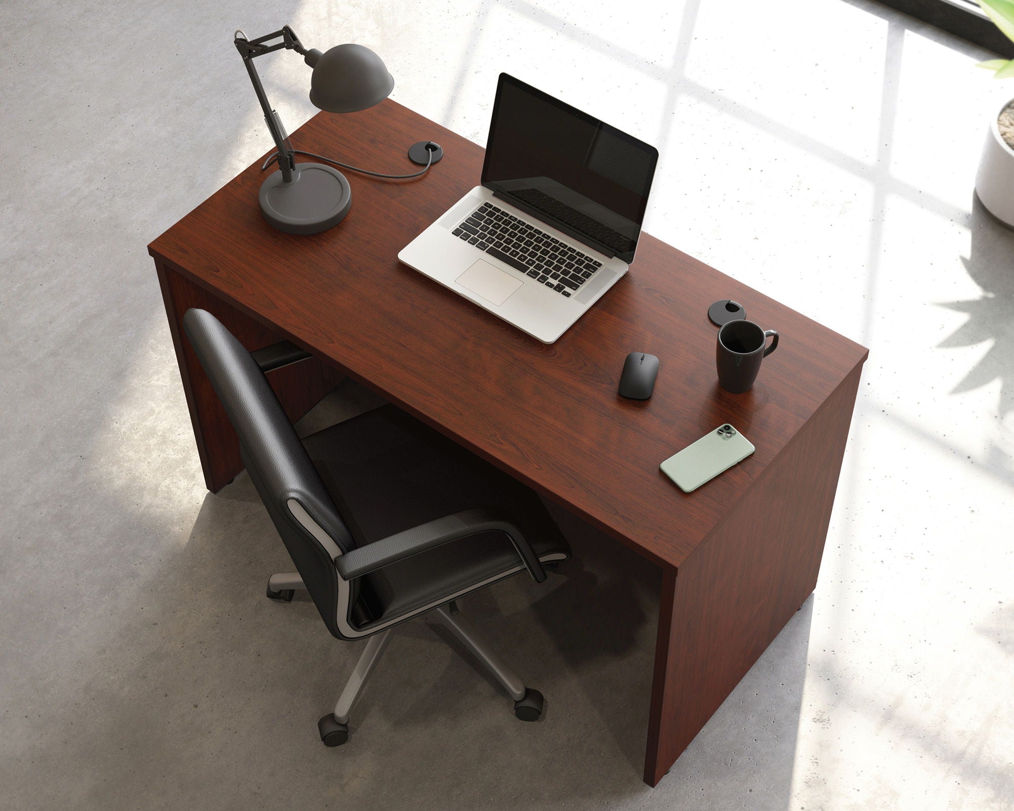 Commercial Desk 48" x 24" in Classic Cherry