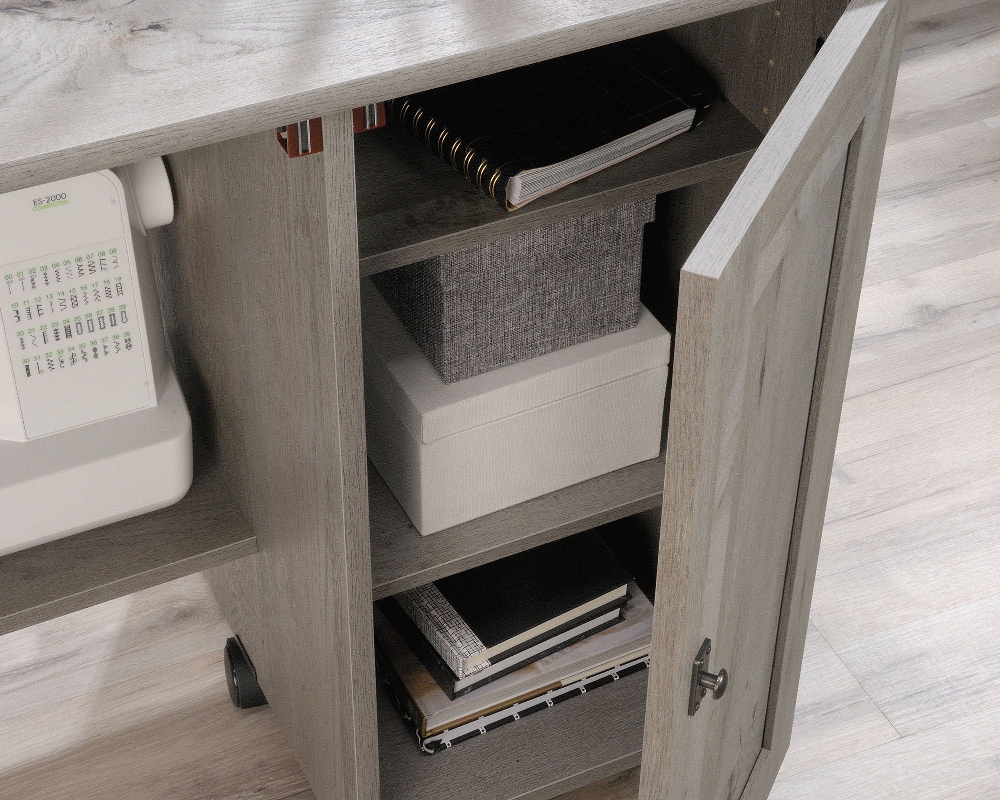 Sewing/Craft Cart Mystic Oak