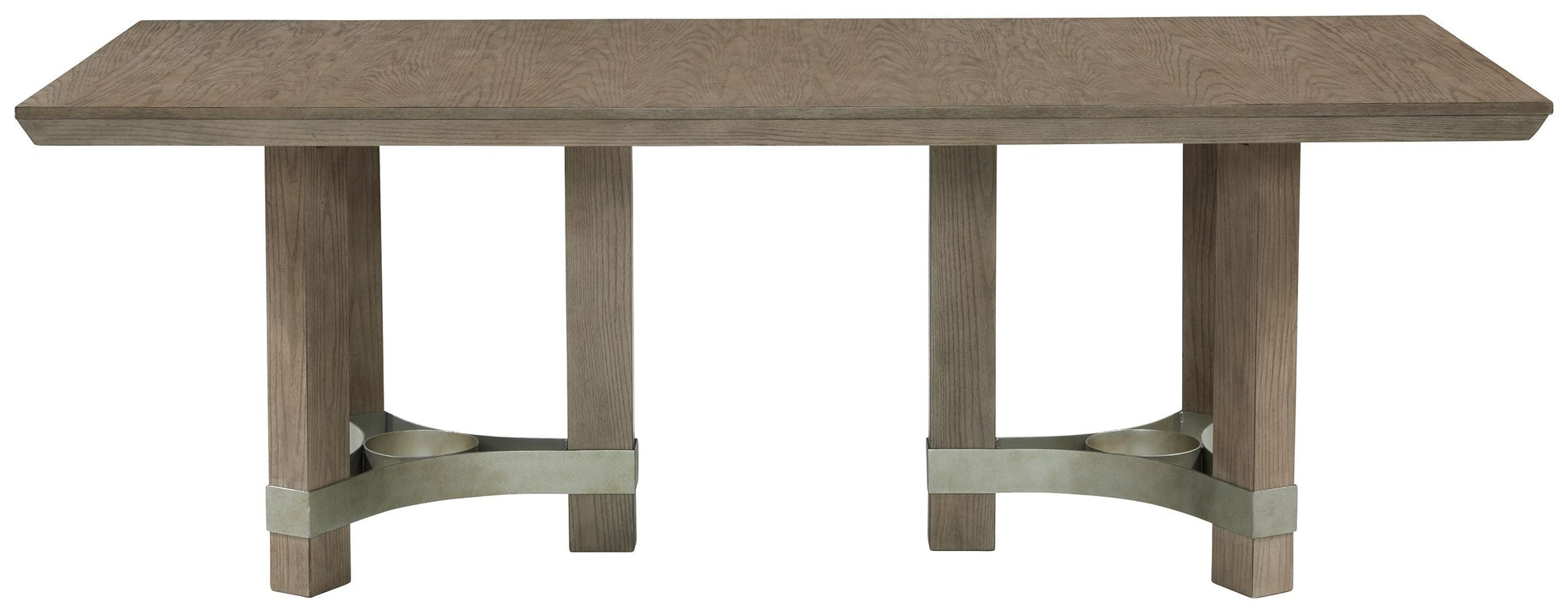 Signature Design by Ashley® Chrestner - Gray - Rectangular Dining Room Table | Meri Furniture