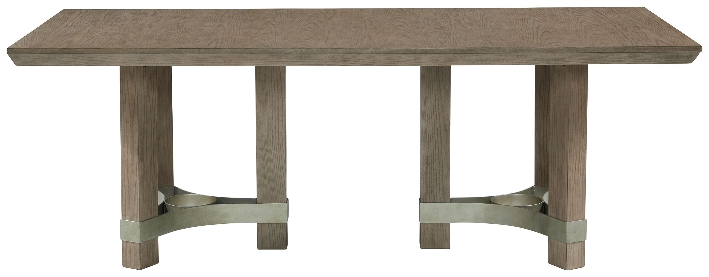 Signature Design by Ashley® Chrestner - Gray - Rectangular Dining Room Table | Meri Furniture