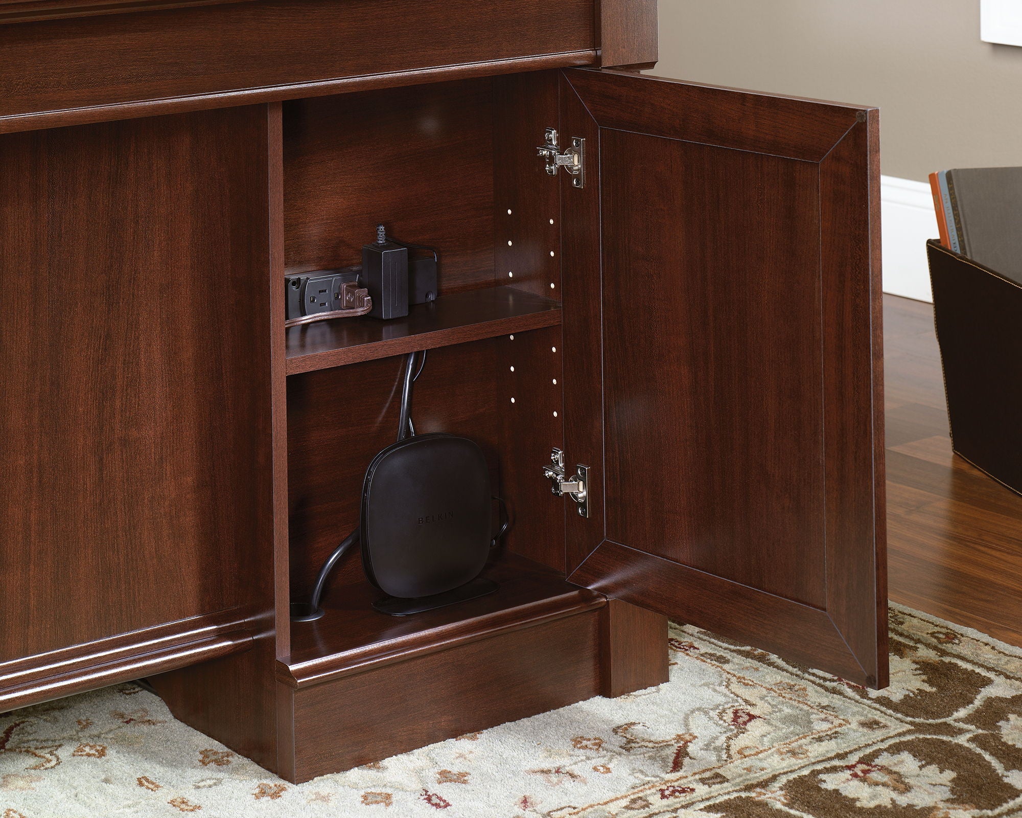 Double Ped Executive Desk in Select Cherry