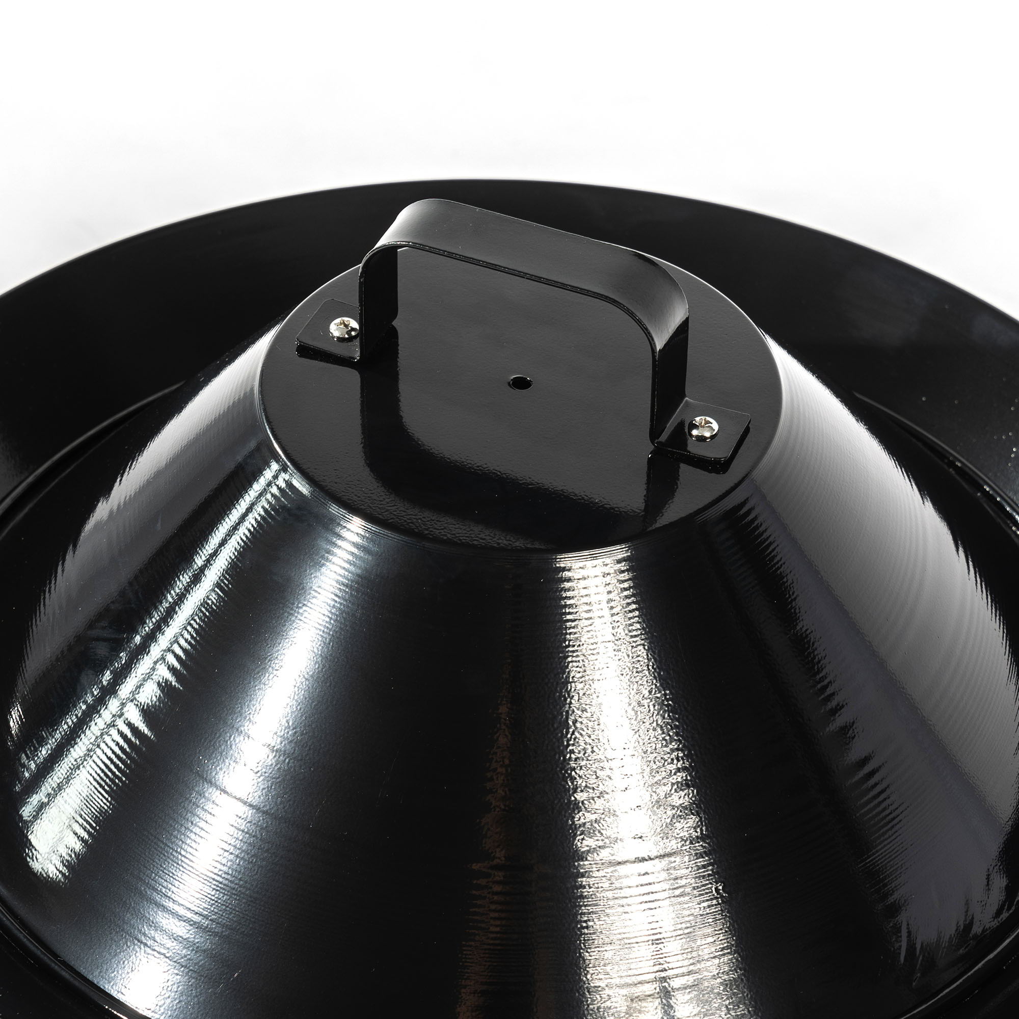 19" Propane Gas Fire Pit Table, 50000 Btu Round Steel Fire Pit For Outside Patio Deck Garden Backyard - Black