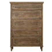5 Drawer Chest With Construction - Taupe