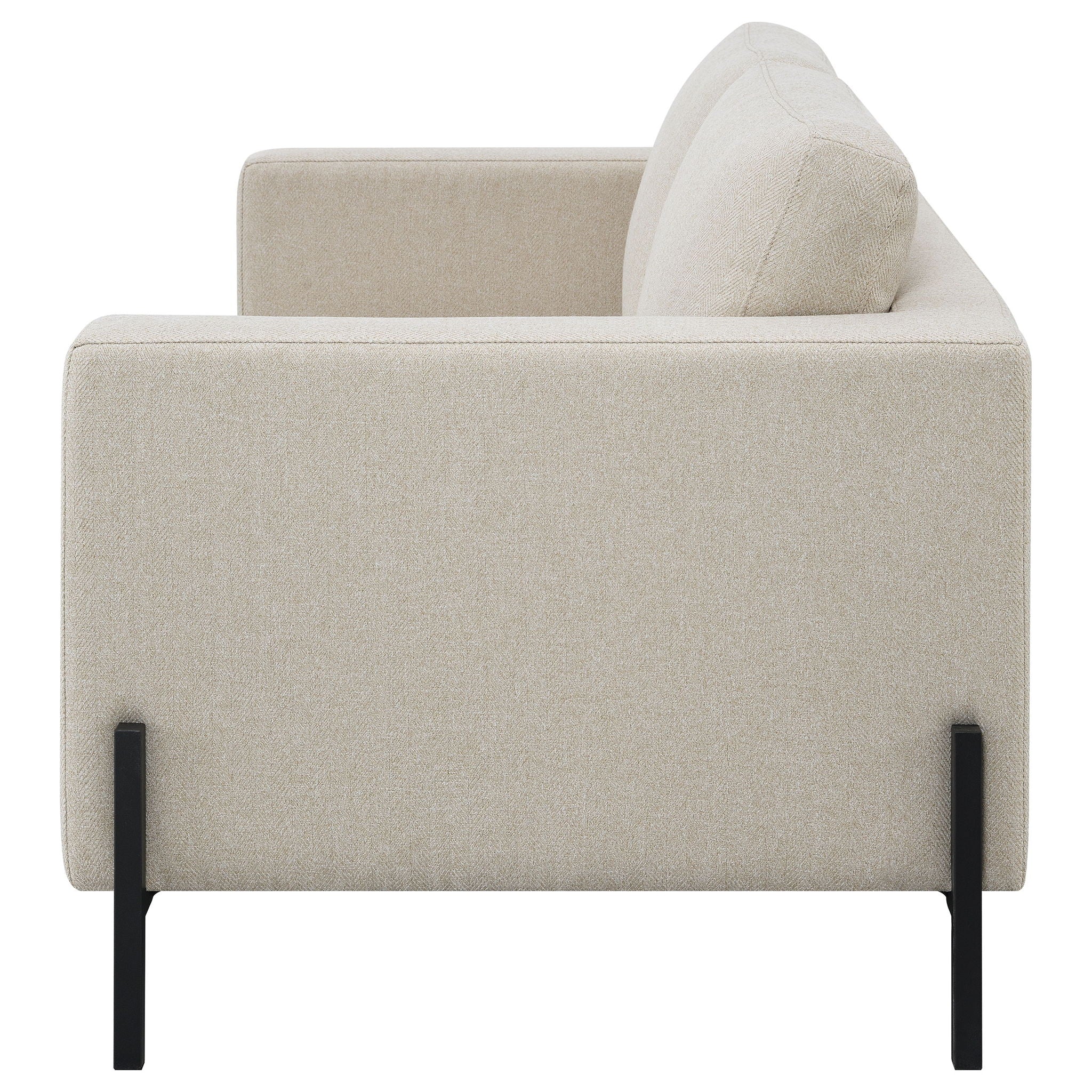 Dulcie - Loose Back Loveseat - Oatmeal