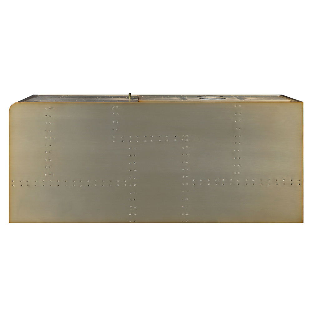 Jennavieve - Cabinet - Gold Aluminum