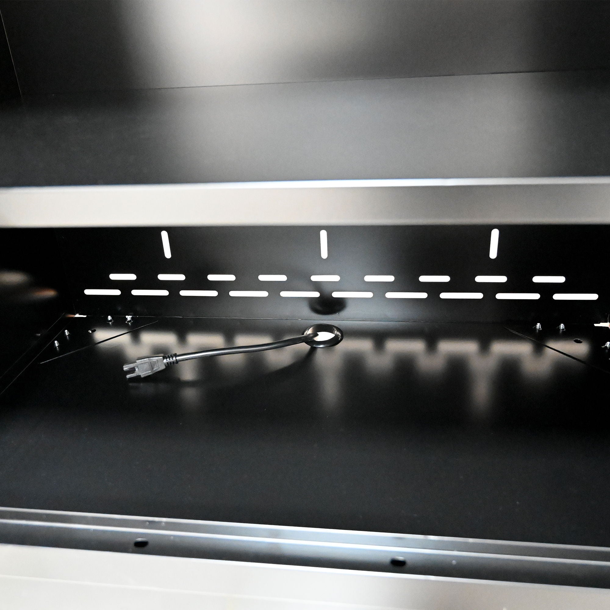 Steel Filing Cabinet With Compartments For Office Use, Storage, File Storage, Archives, And High And Low Cabinets - Black / Red