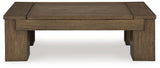Signature Design by Ashley® Rosswain - Warm Brown - Lift Top Cocktail Table | Meri Furniture