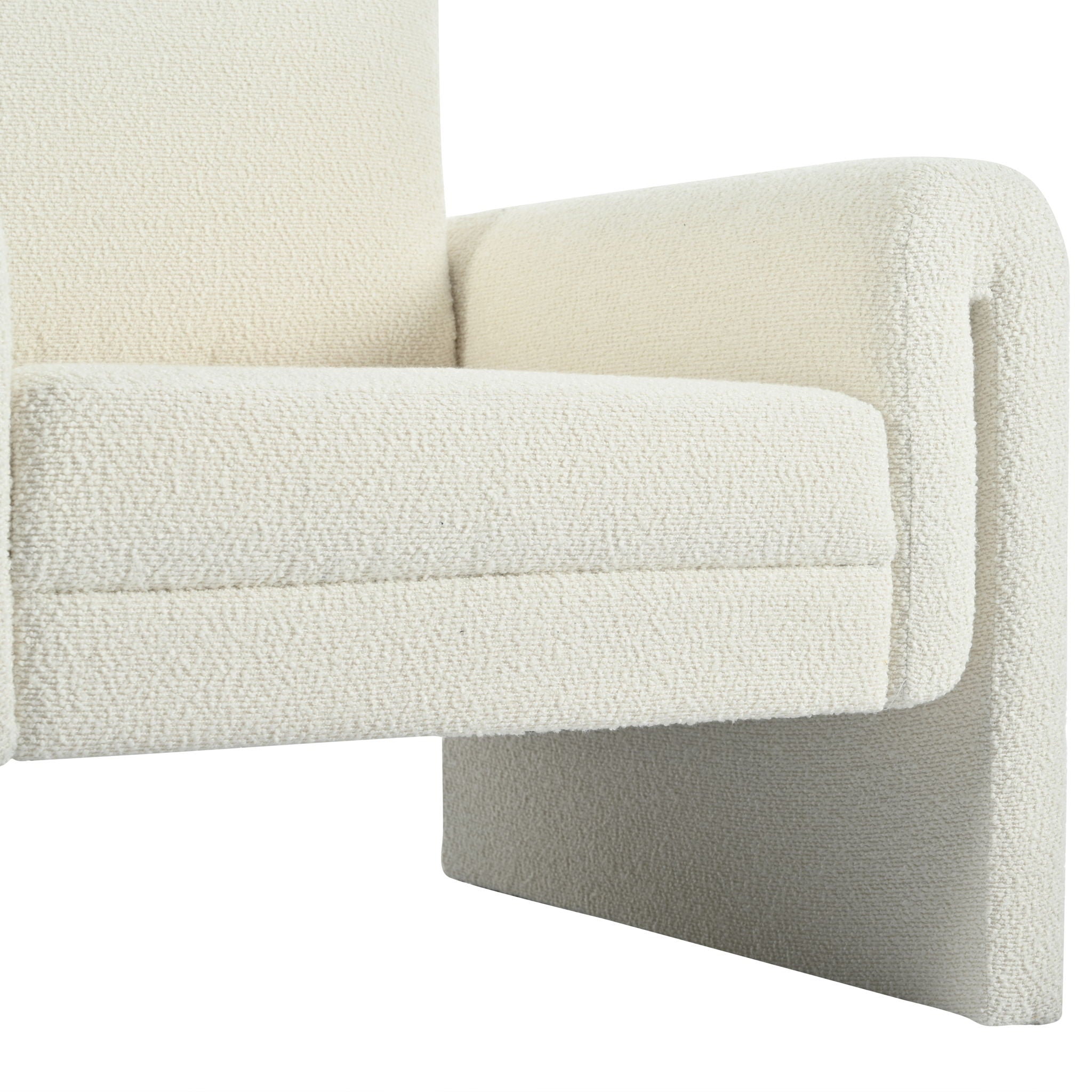 Modern Upholstered Accent Chair, Sturdy Support & Luxurious Comfort