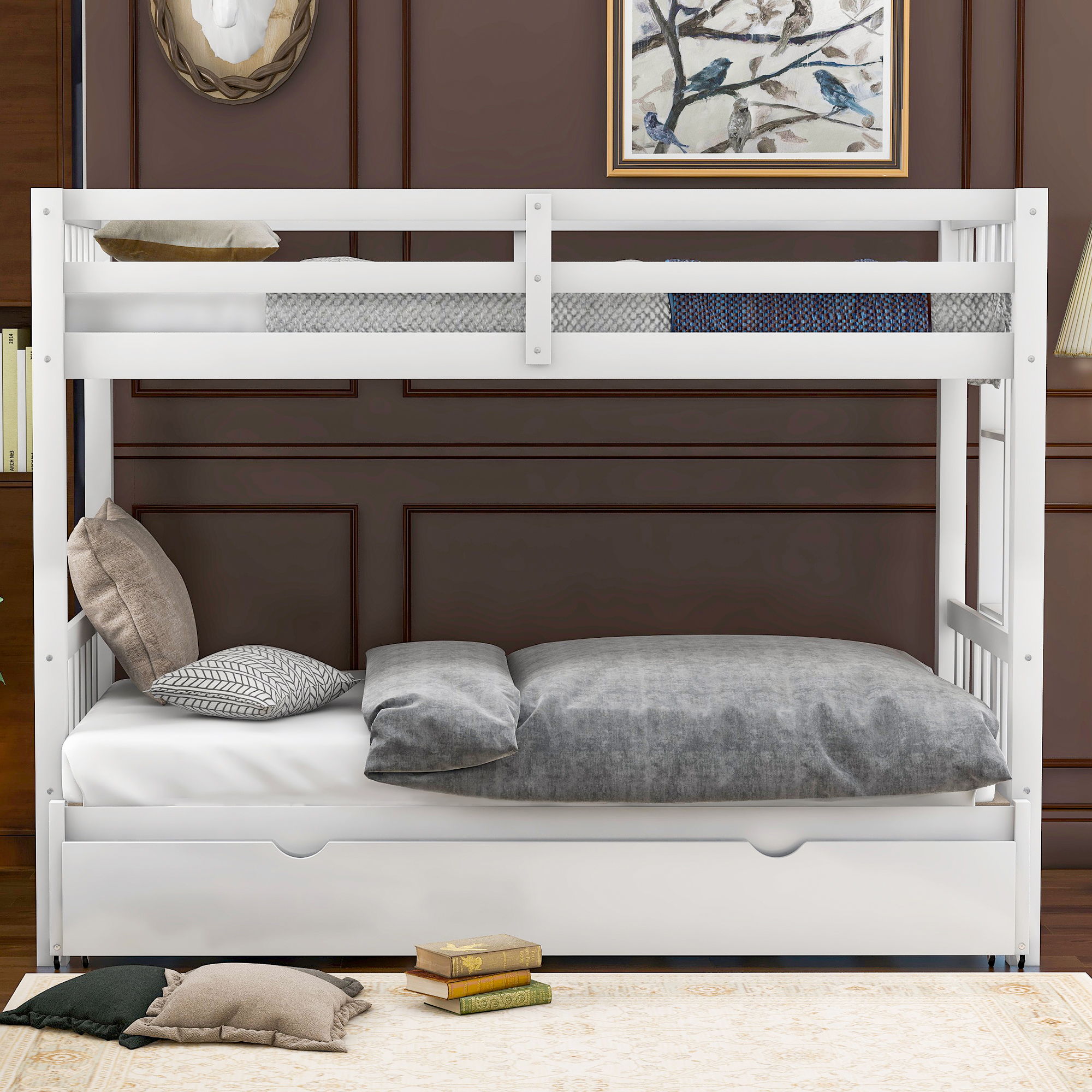 Smooth Mobility Bunk Bed With Trundle