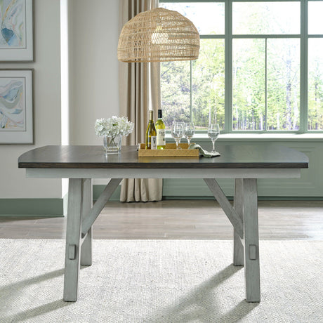 Liberty Furniture Newport - Gathering Table Set - Gray | Meri Furniture
