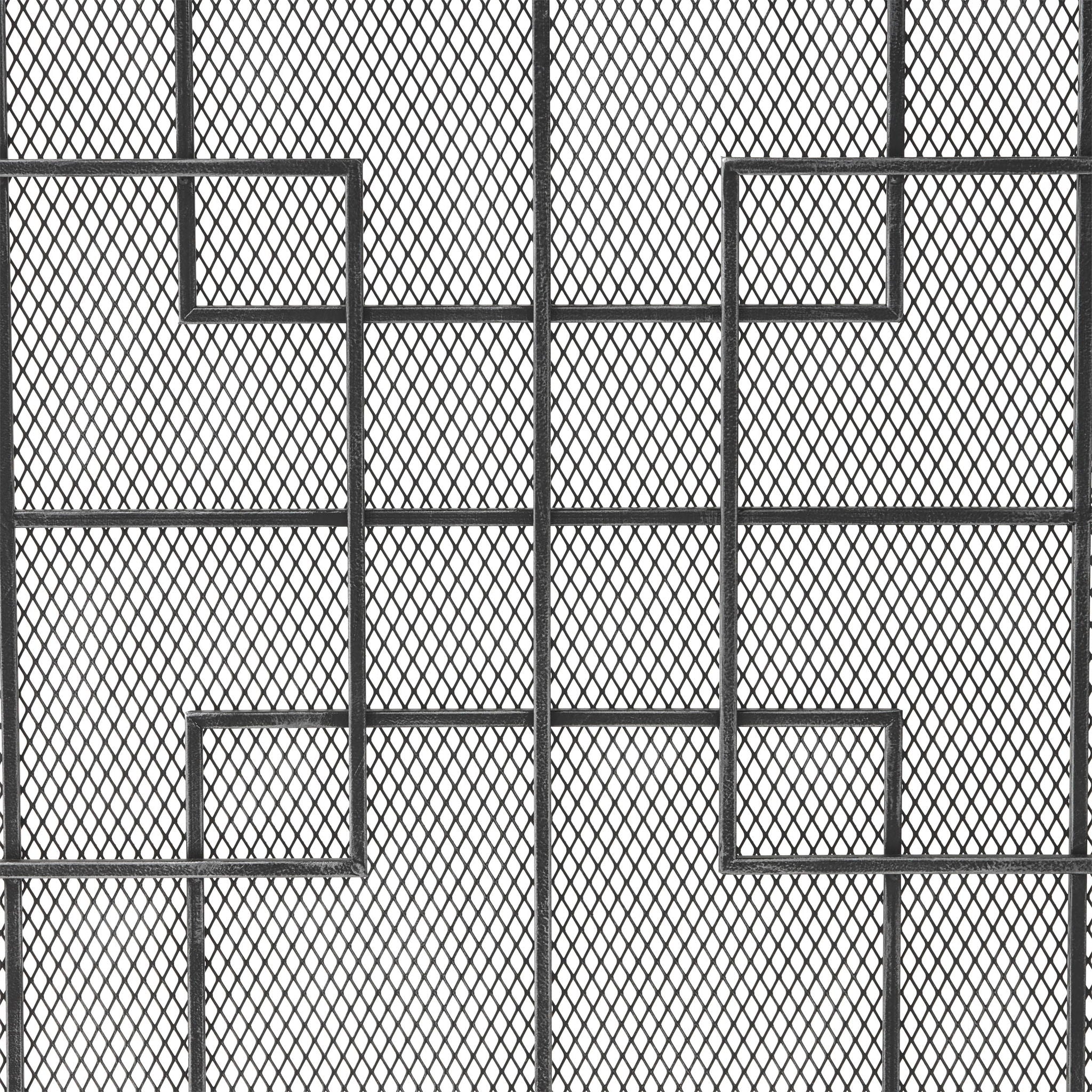 Dorothy - Modern Single Panel Iron Fire Screen