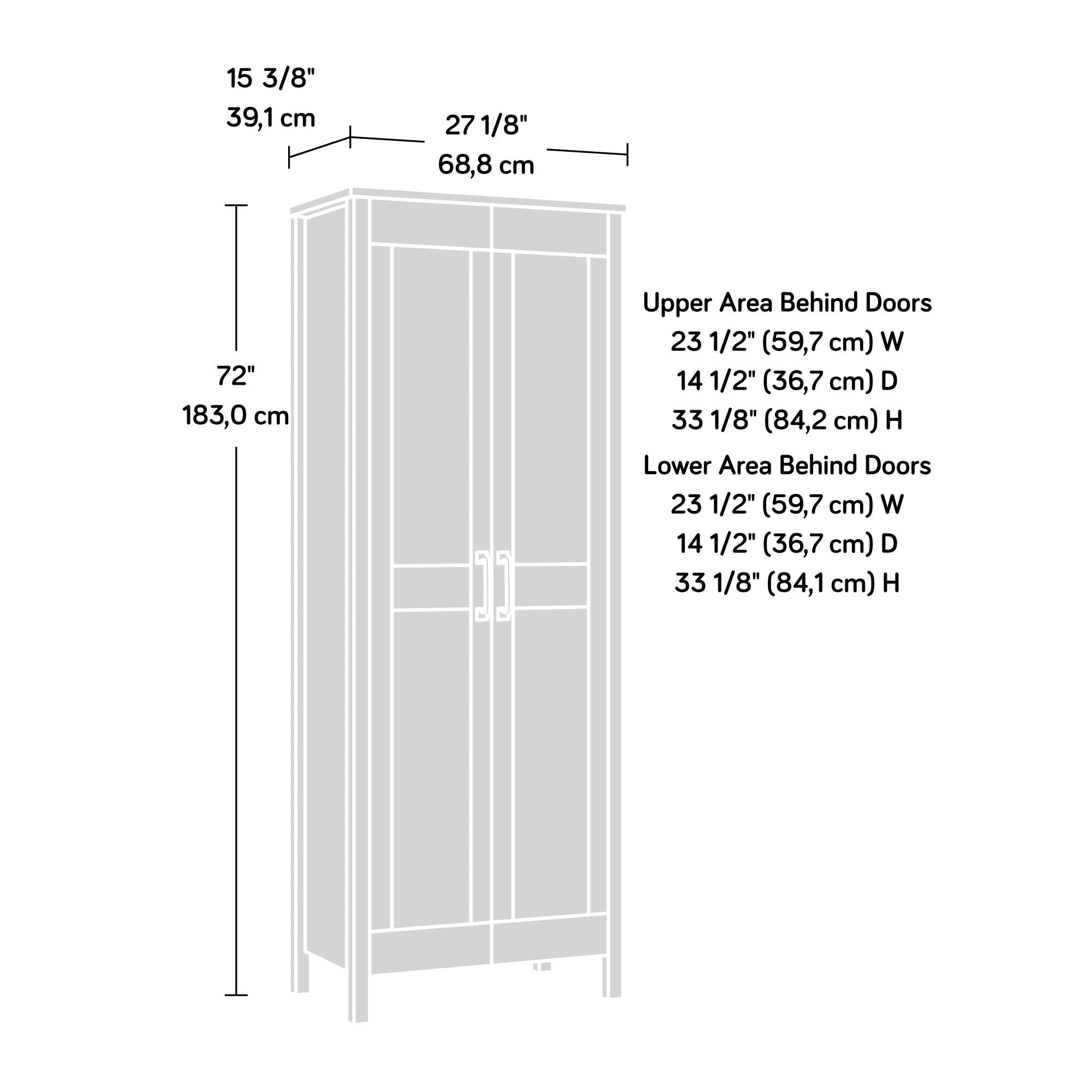 Spring Maple Two-Door Storage Cabinet