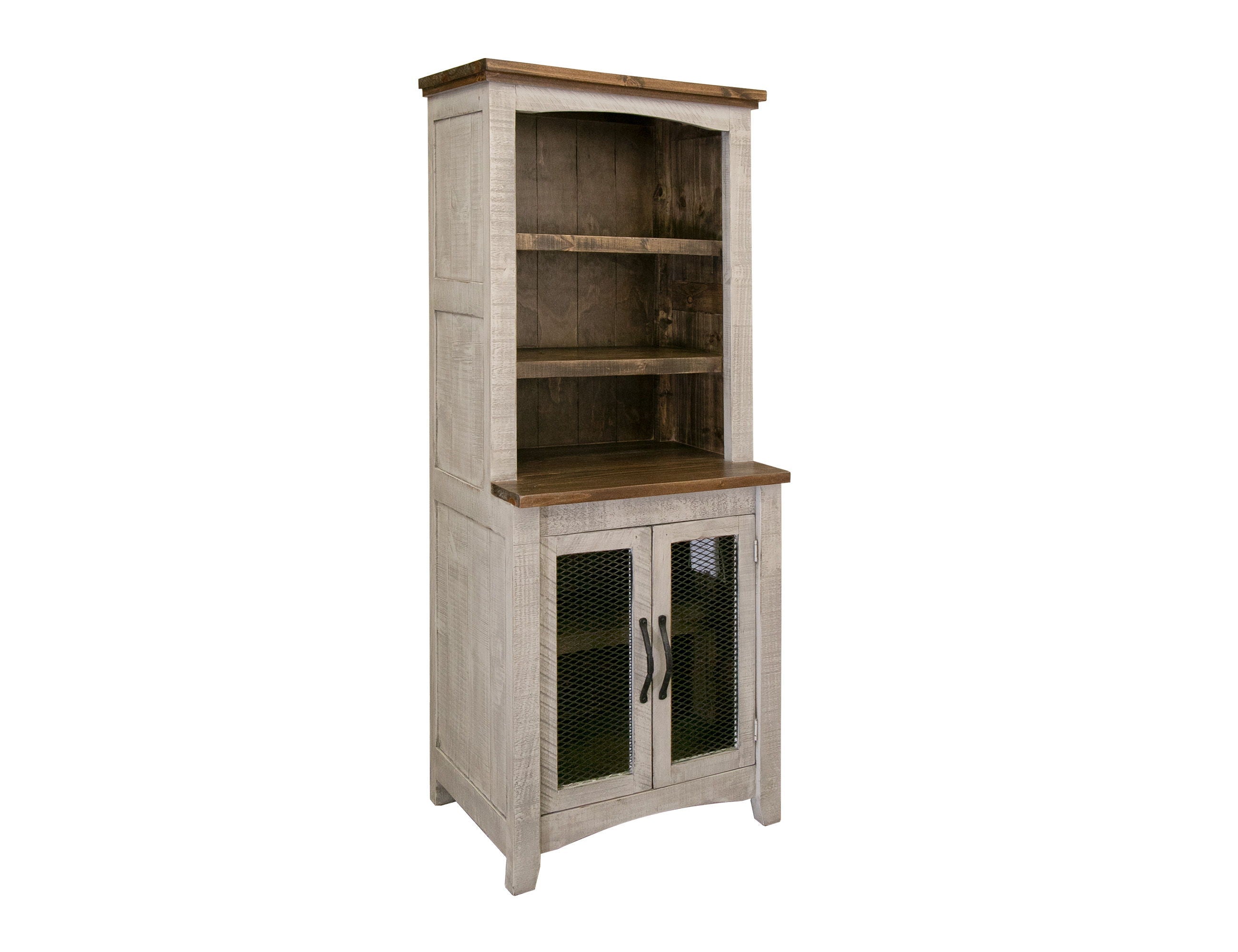 International Furniture Direct Pueblo Gray - Pier - Light Gray / Brown | Meri Furniture