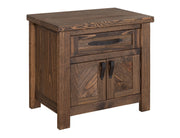 International Furniture Direct Dutton - Nightstand - Brown | Meri Furniture
