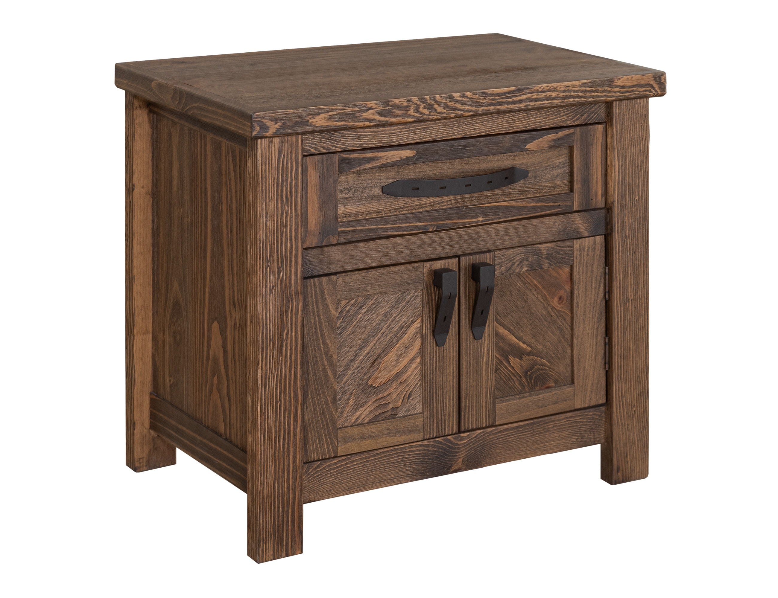 International Furniture Direct Dutton - Nightstand - Brown | Meri Furniture