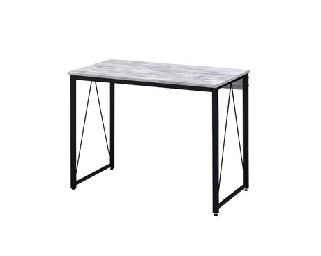 Simple, bold, and appealing, the Zaidin Desk will give your workplace a distinct look with rustic industrial style.