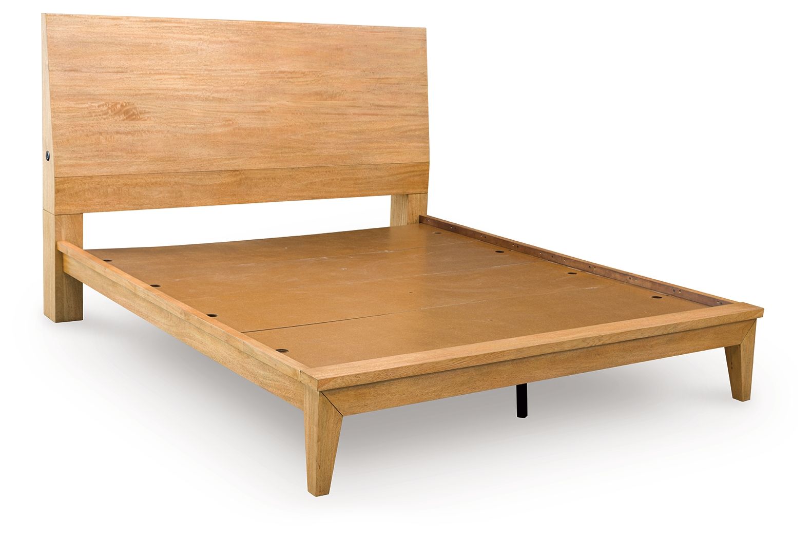 Signature Design by Ashley® Sherbana - Light Brown - King Panel Bed | Meri Furniture