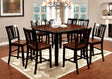 Furniture of America Dover - Counter Height Table With Leaf - Black / Cherry | Meri Furniture