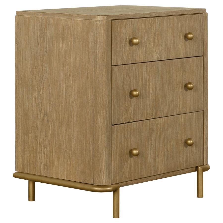 Coaster Fine Furniture Arini - 3-Drawer Nightstand | Meri Furniture