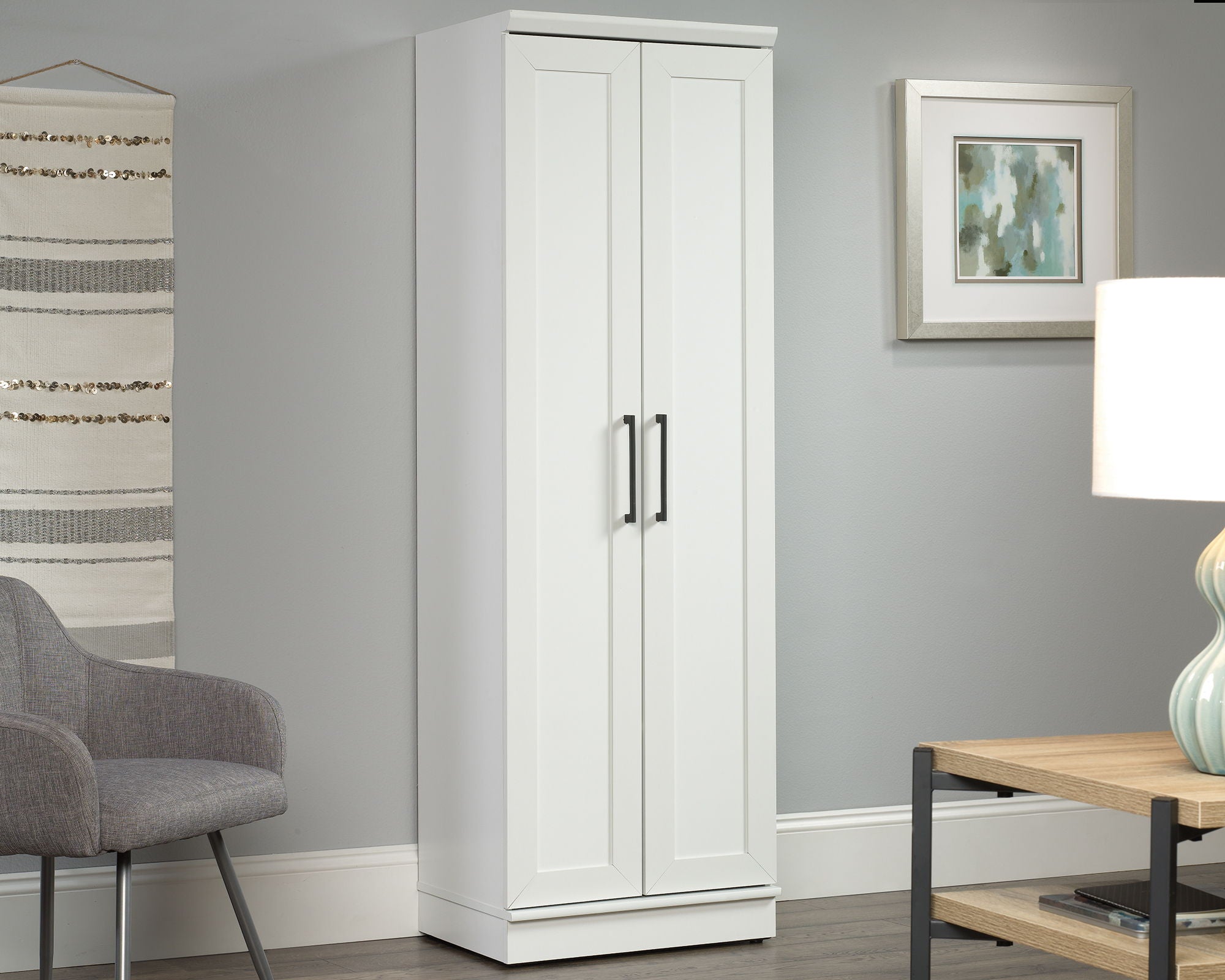 Storage Cabinet in Soft White