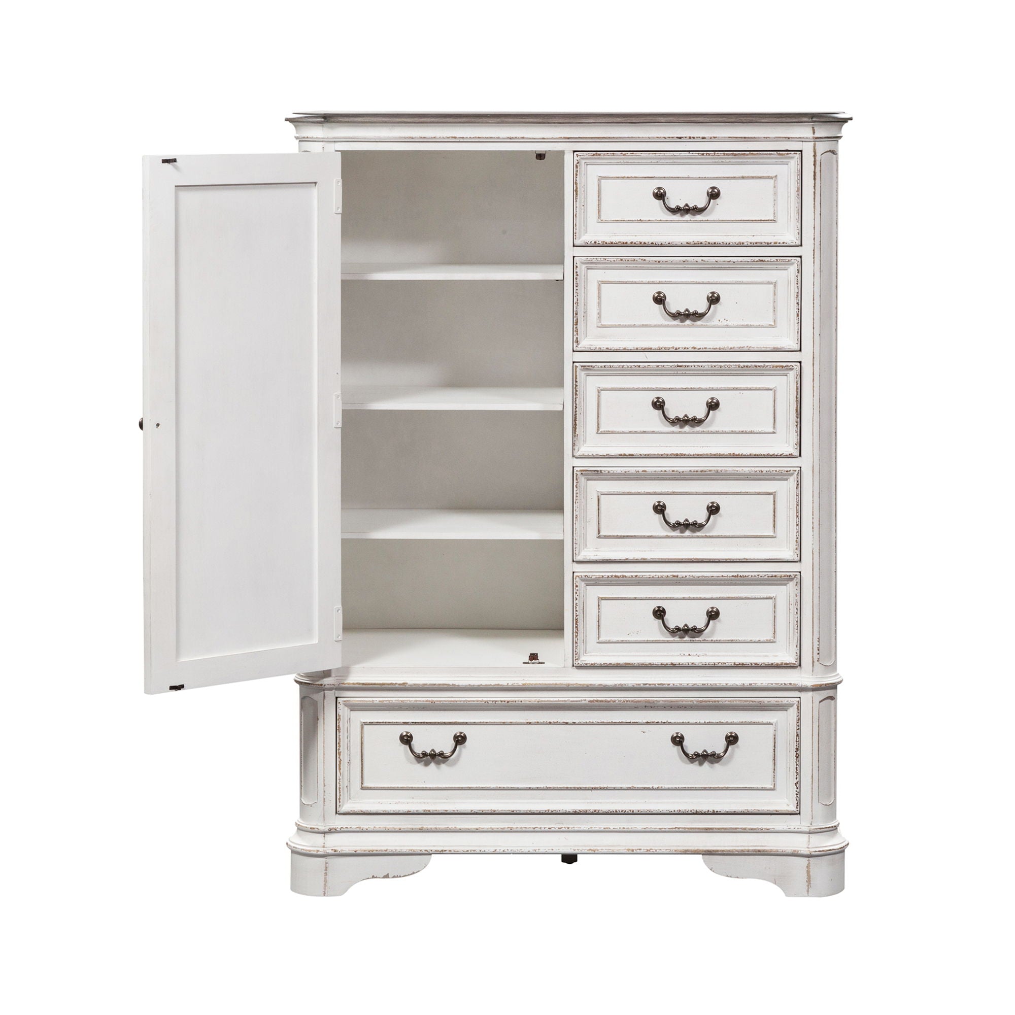 Liberty Furniture Magnolia Manor - Master Chest - White | Meri Furniture