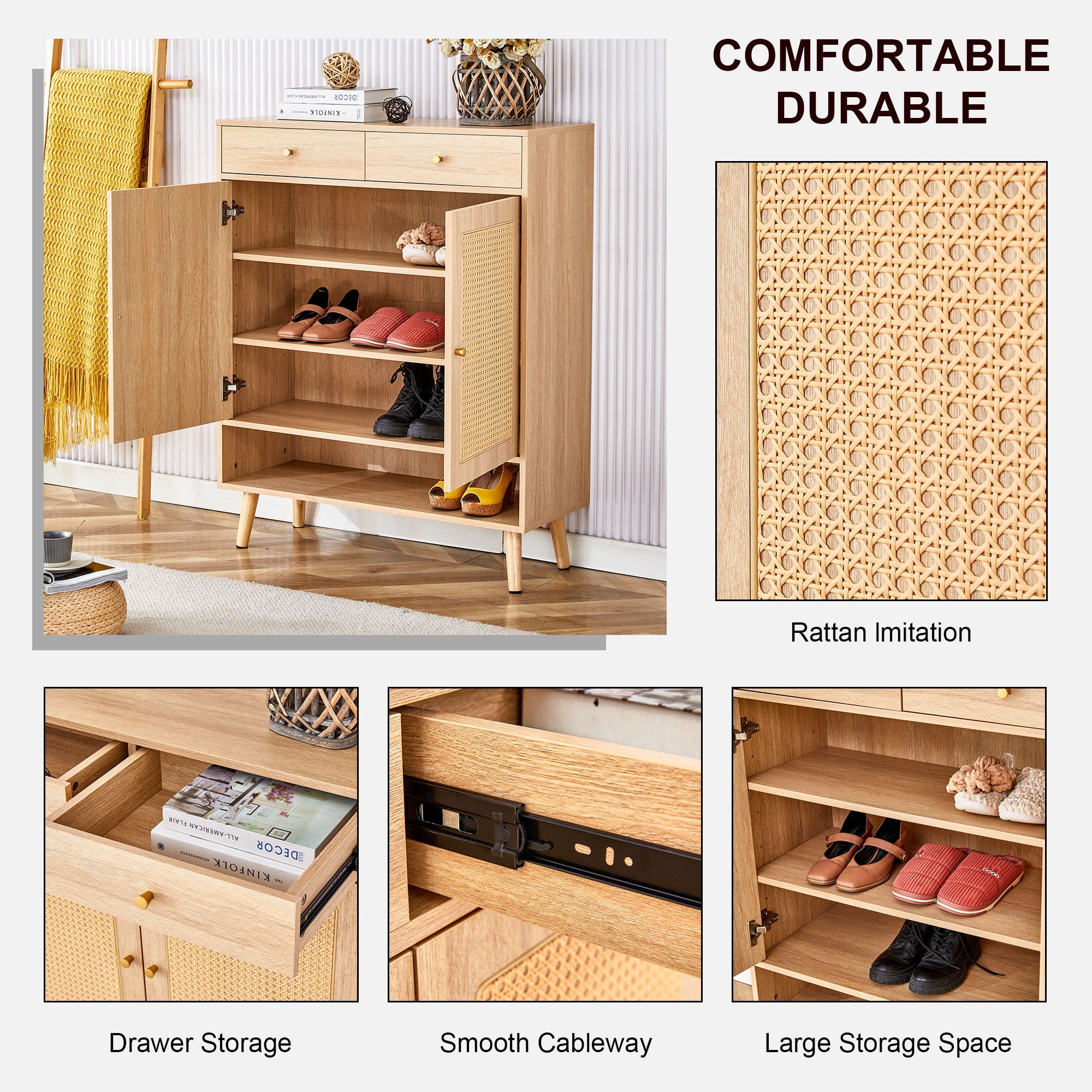Multifunctional Modern Minimalist Shoe Cabinet
