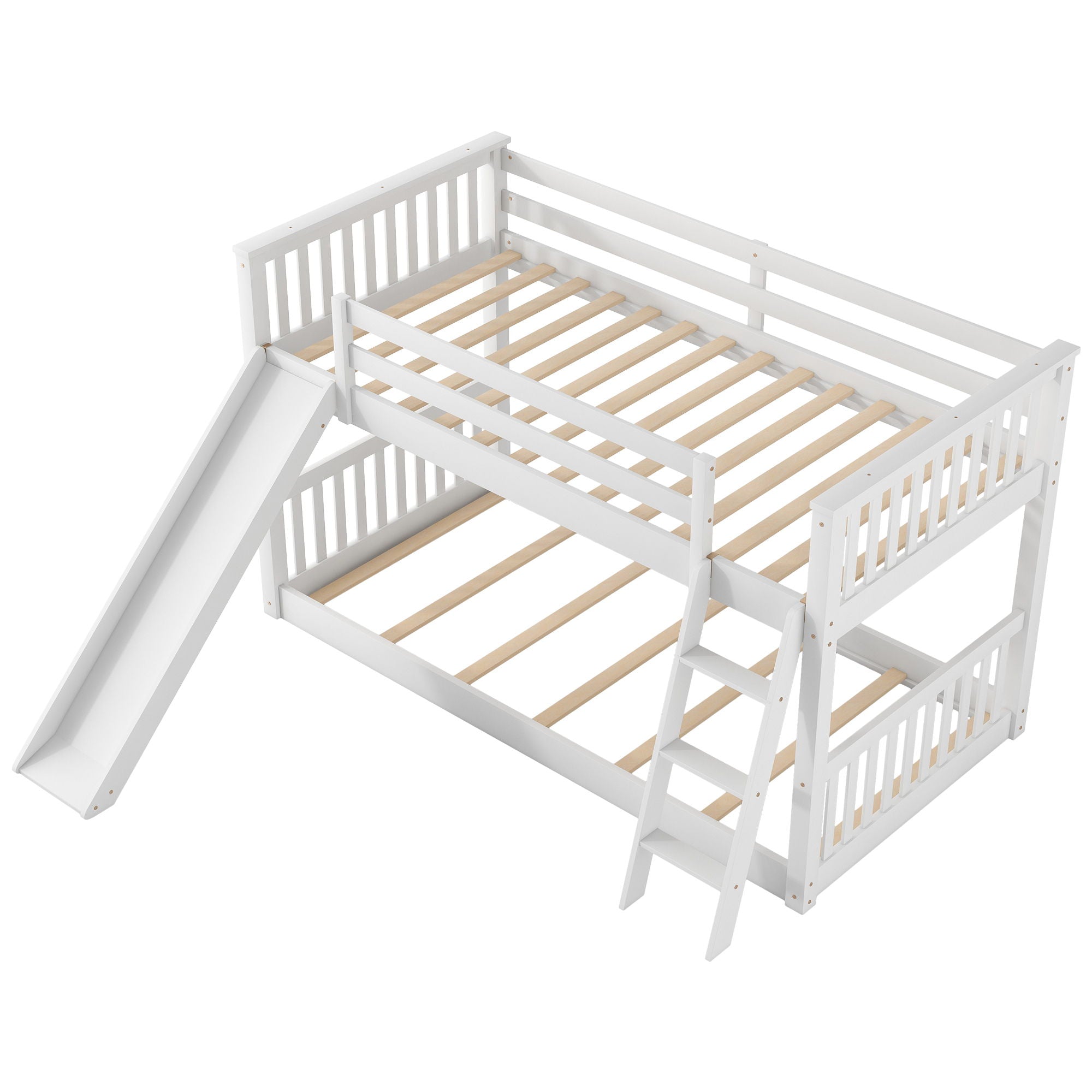 Bunk Bed & Convertible Slide And Ladder