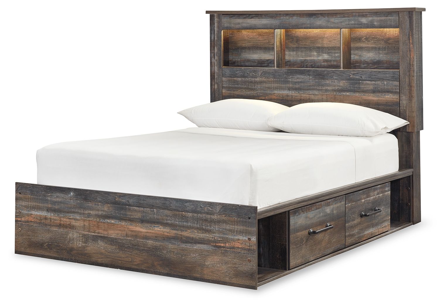 Signature Design by Ashley® Drystan - Panel Bookcase Bed | Meri Furniture
