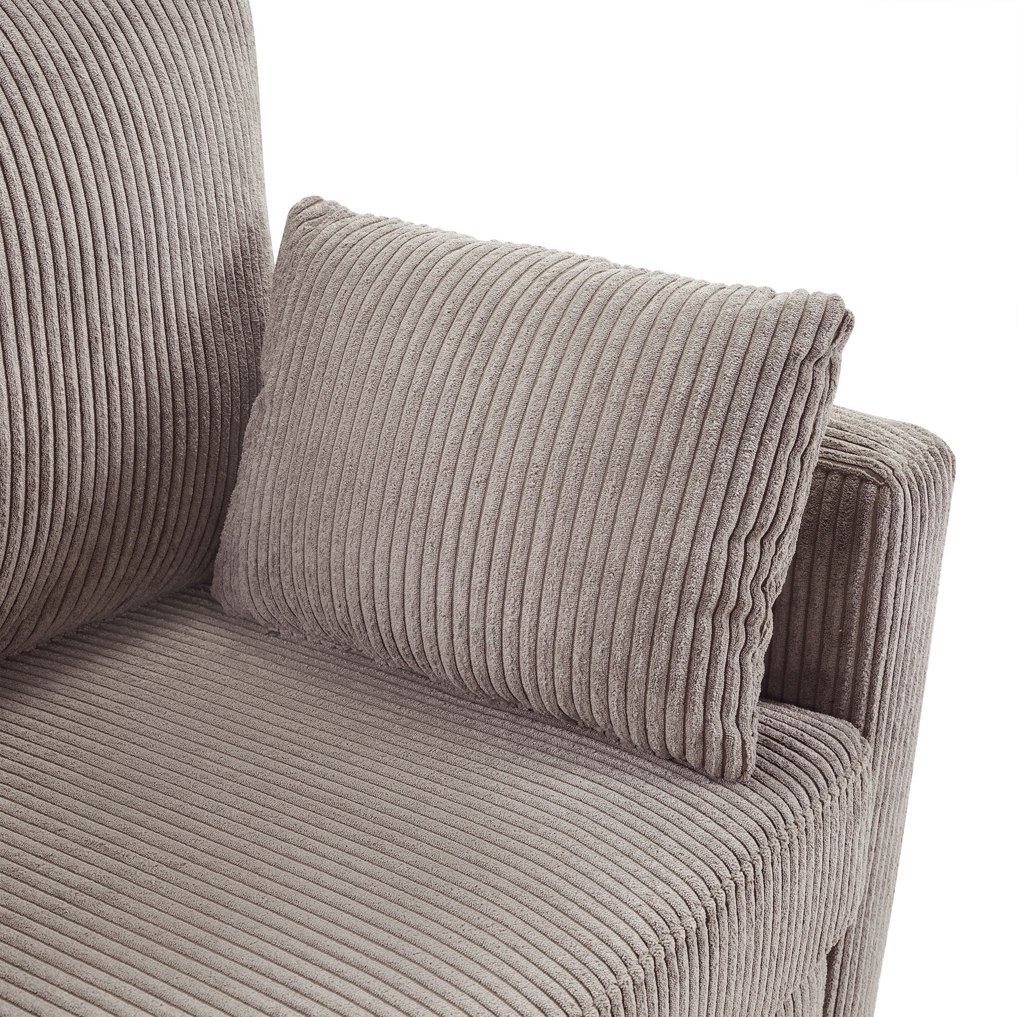 Sleeper Sofa With Foldable Mattress, USB Ports, Side Table & Storage Pocket