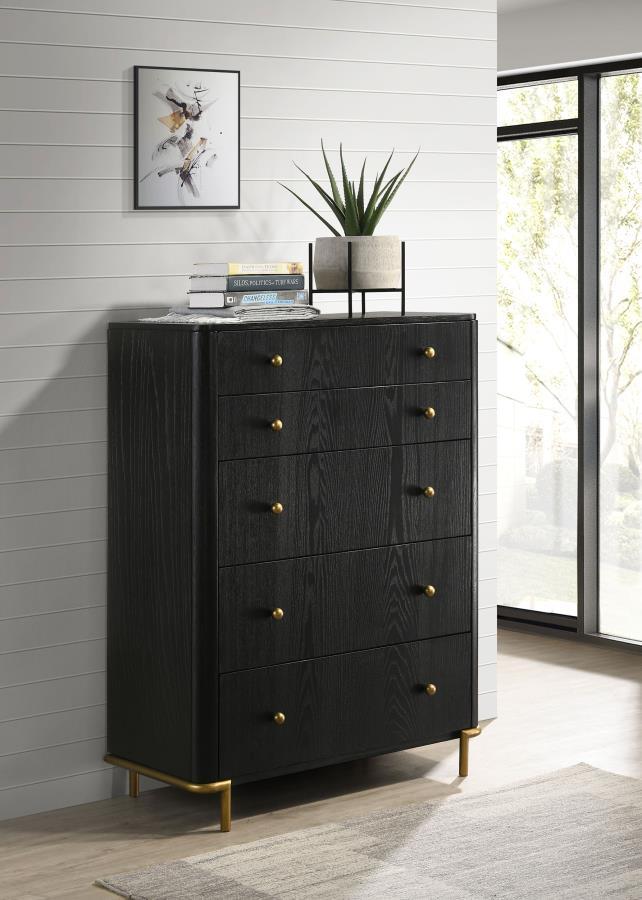 Coaster Fine Furniture Arini - 5-Drawer Bedroom Chest | Meri Furniture