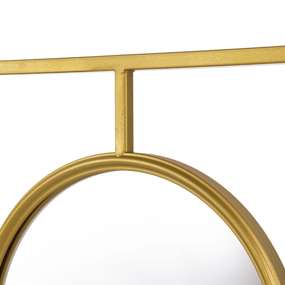 3 Mirror Piece Wall Mirror InRectangular Frame, Home Wall Decor For Bedroom Living Room