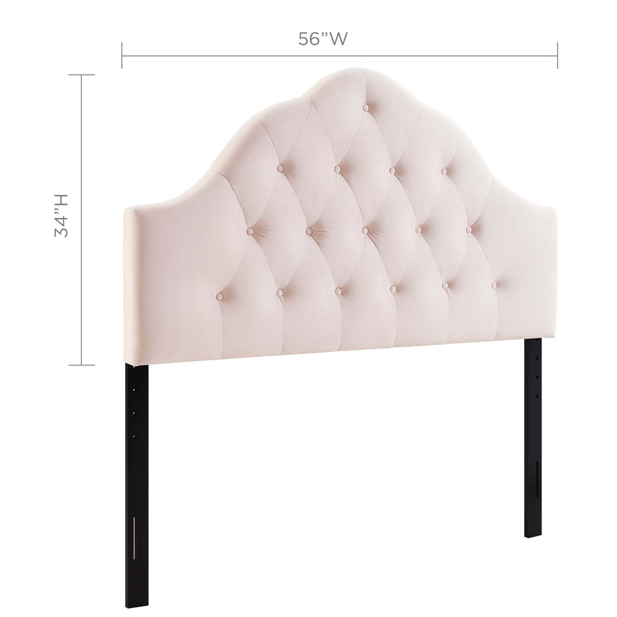 Sovereign Diamond Tufted Performance Velvet Full Headboard by Modway