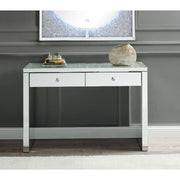 Noralie - 32"H Console Table - Mirrored & Faux Diamonds