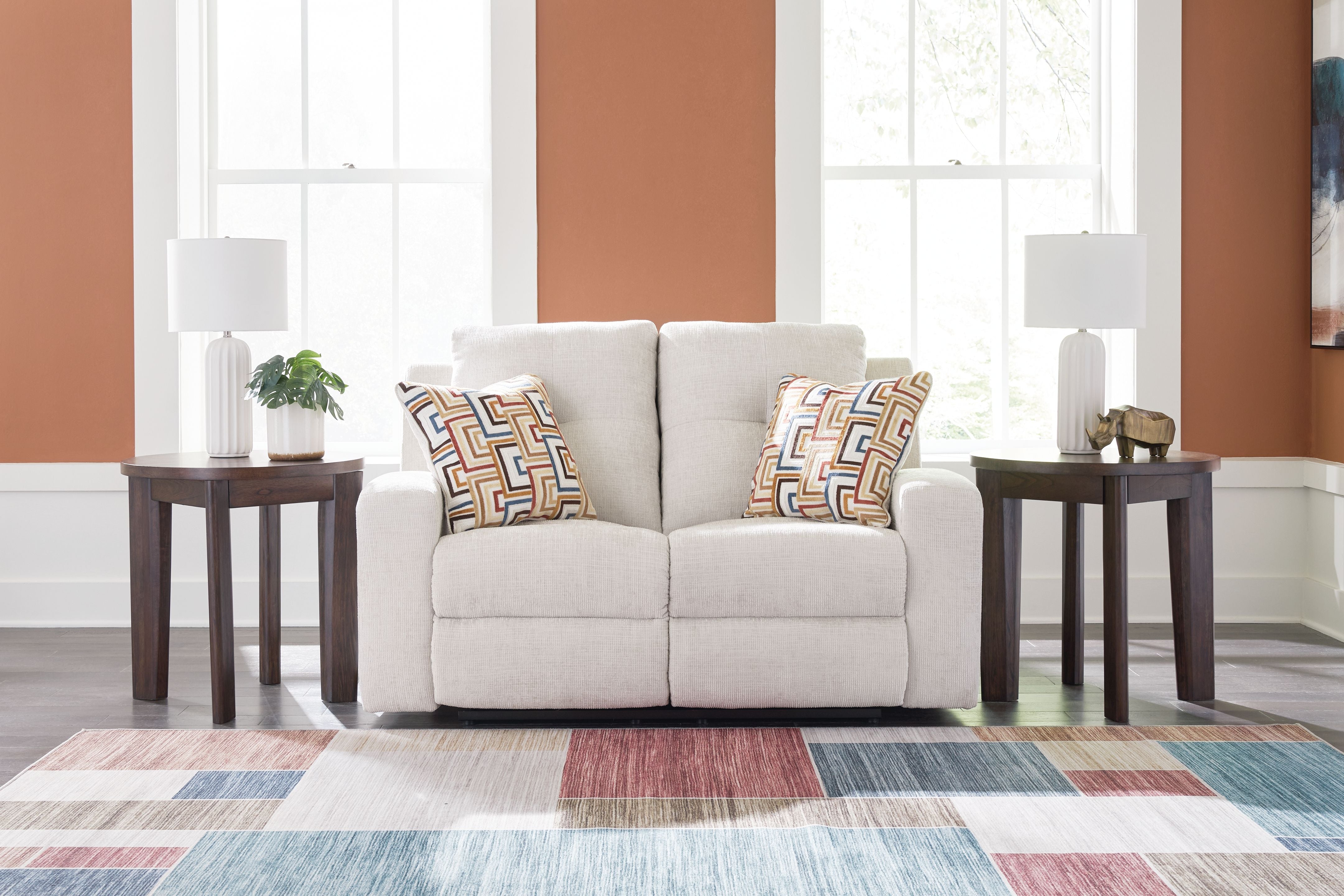 Signature Design by Ashley® Danum - Reclining Loveseat | Meri Furniture