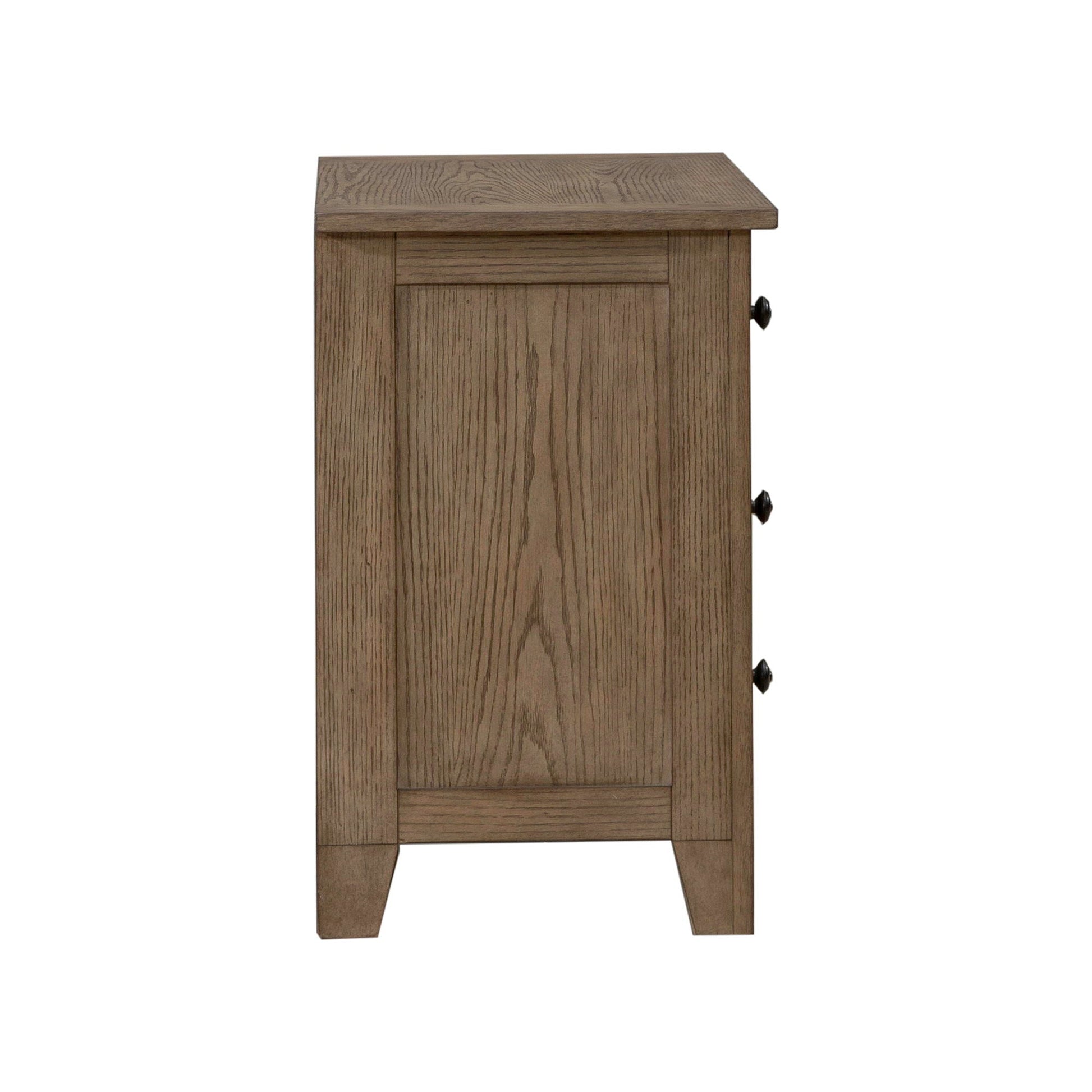 Liberty Furniture Grandpas Cabin - Night Stand - Light Brown | Meri Furniture