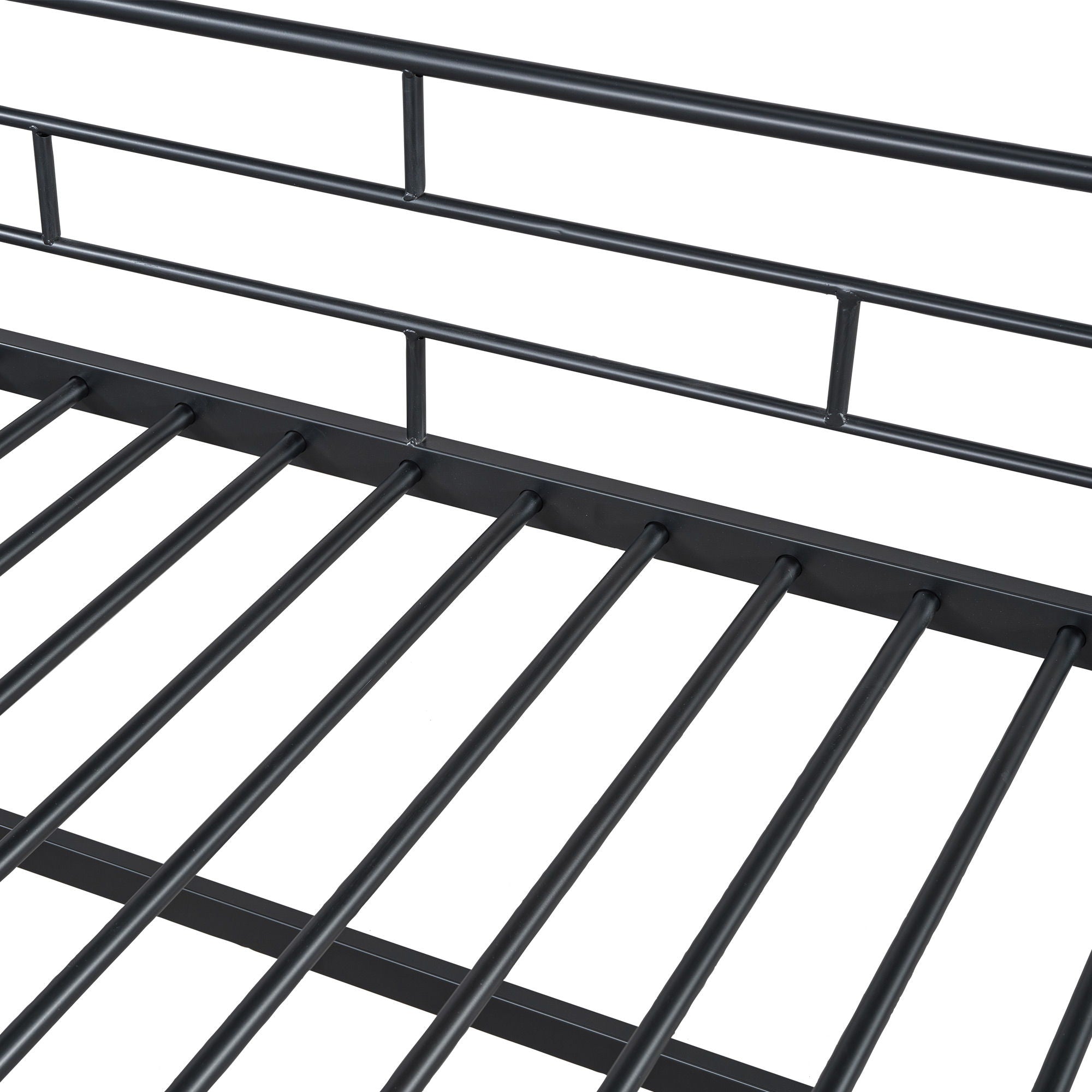 Loft Bed With Storage Stairs And Metal Frame