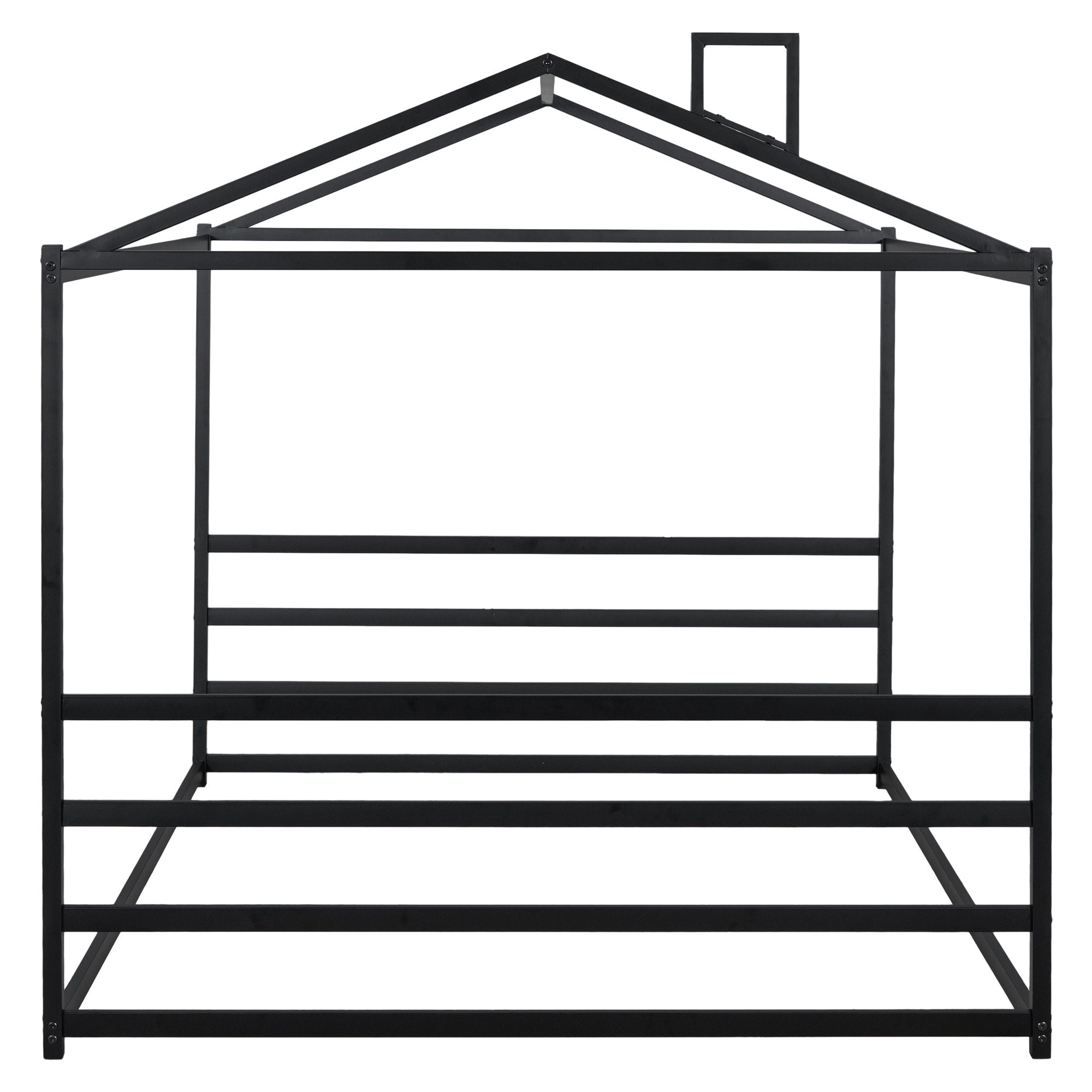 Metal House Shape Platform Bed