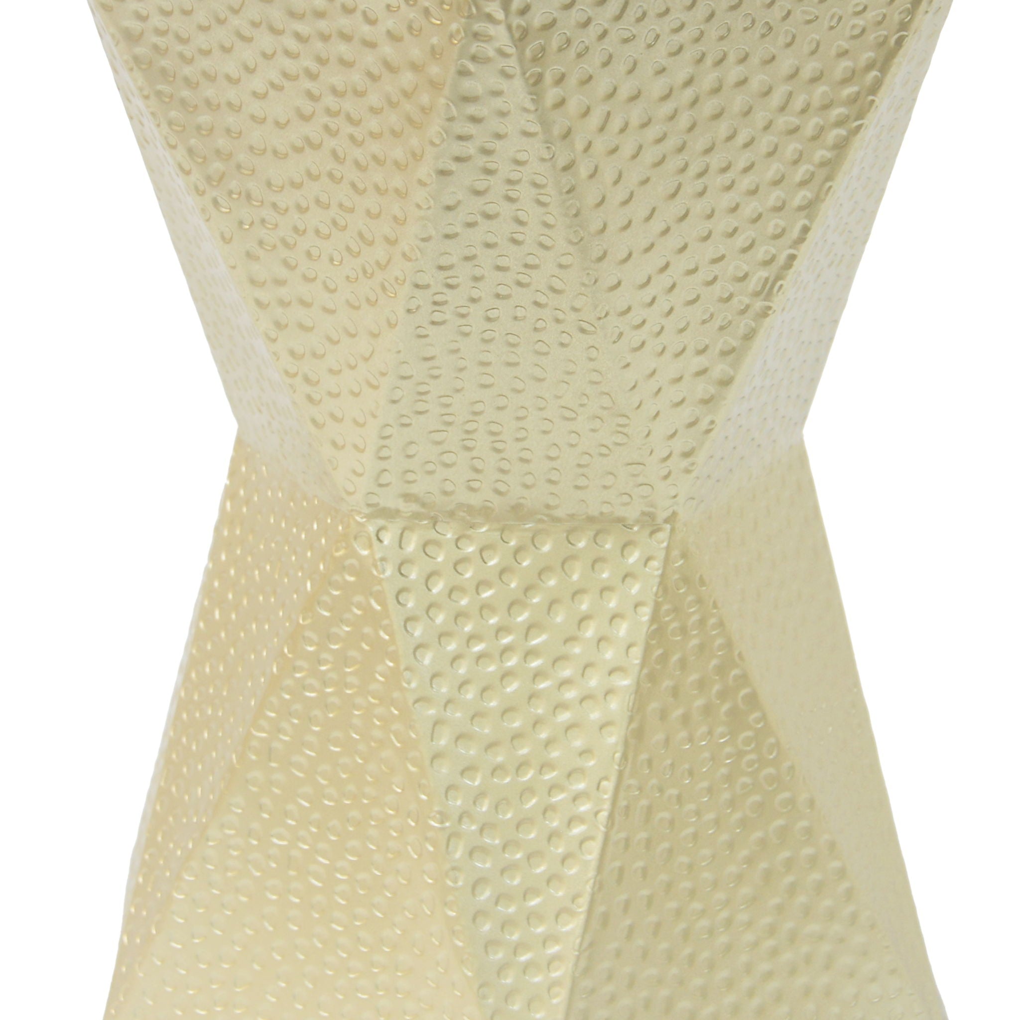 Modern Hexagon Side Table With Knockout Pit Texture - Gold