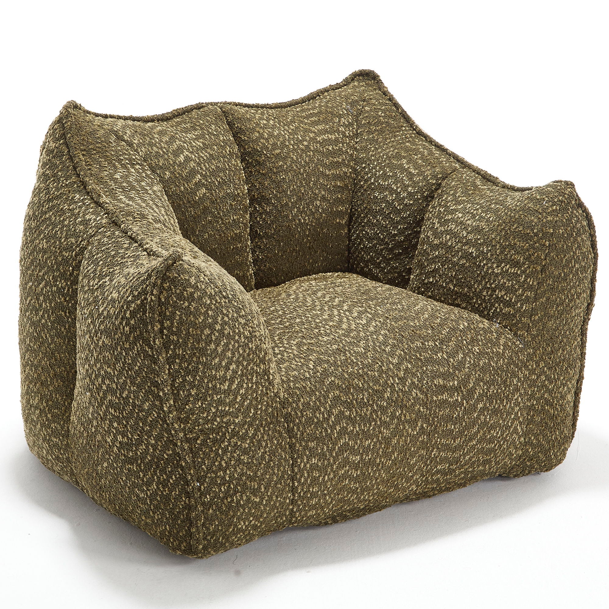 Comfortable Chenille Sofa Chairs With Highly Resilient Foam For Living Rooms And Bedrooms
