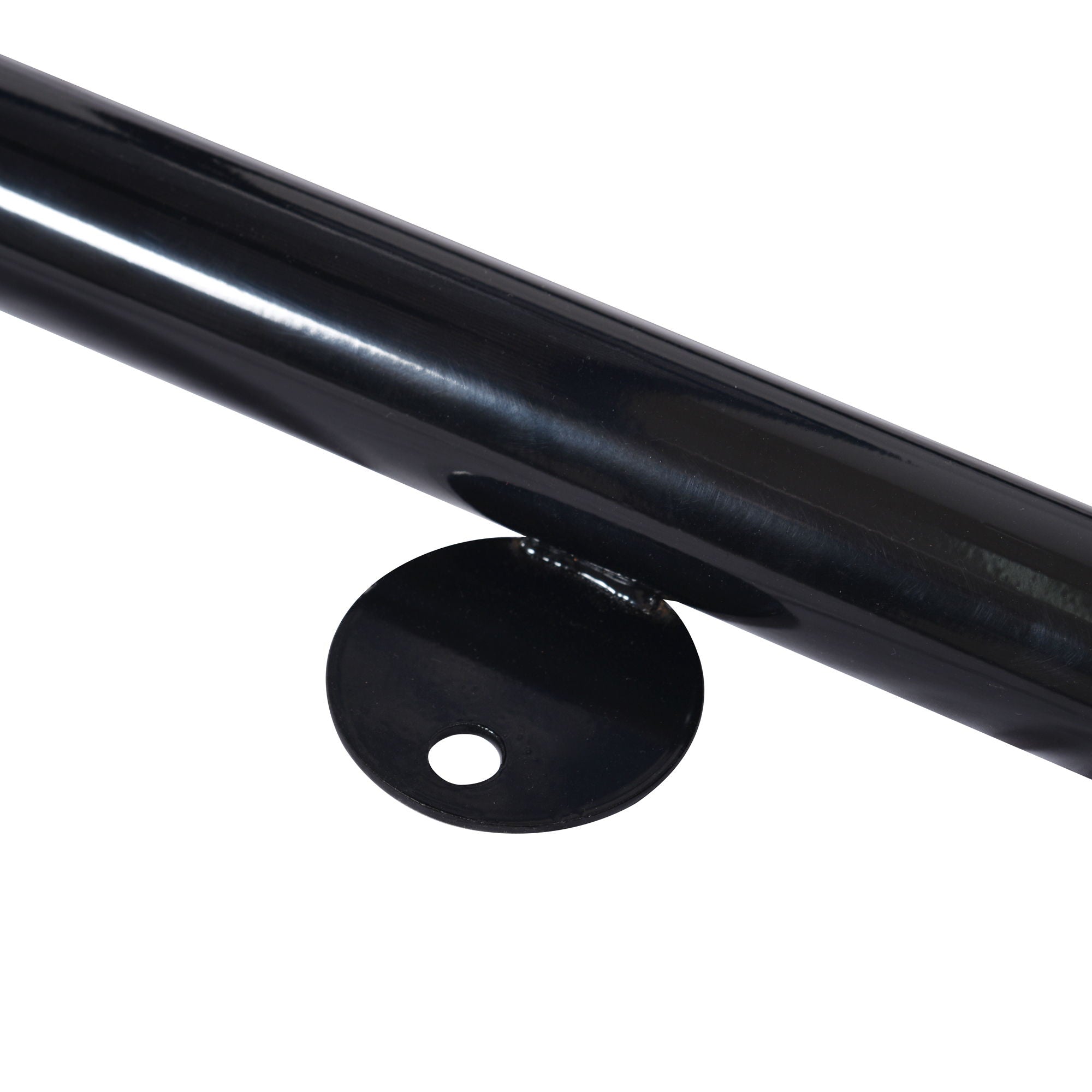 Square Outdoor Steel Picnic Table, With Umbrella Pole