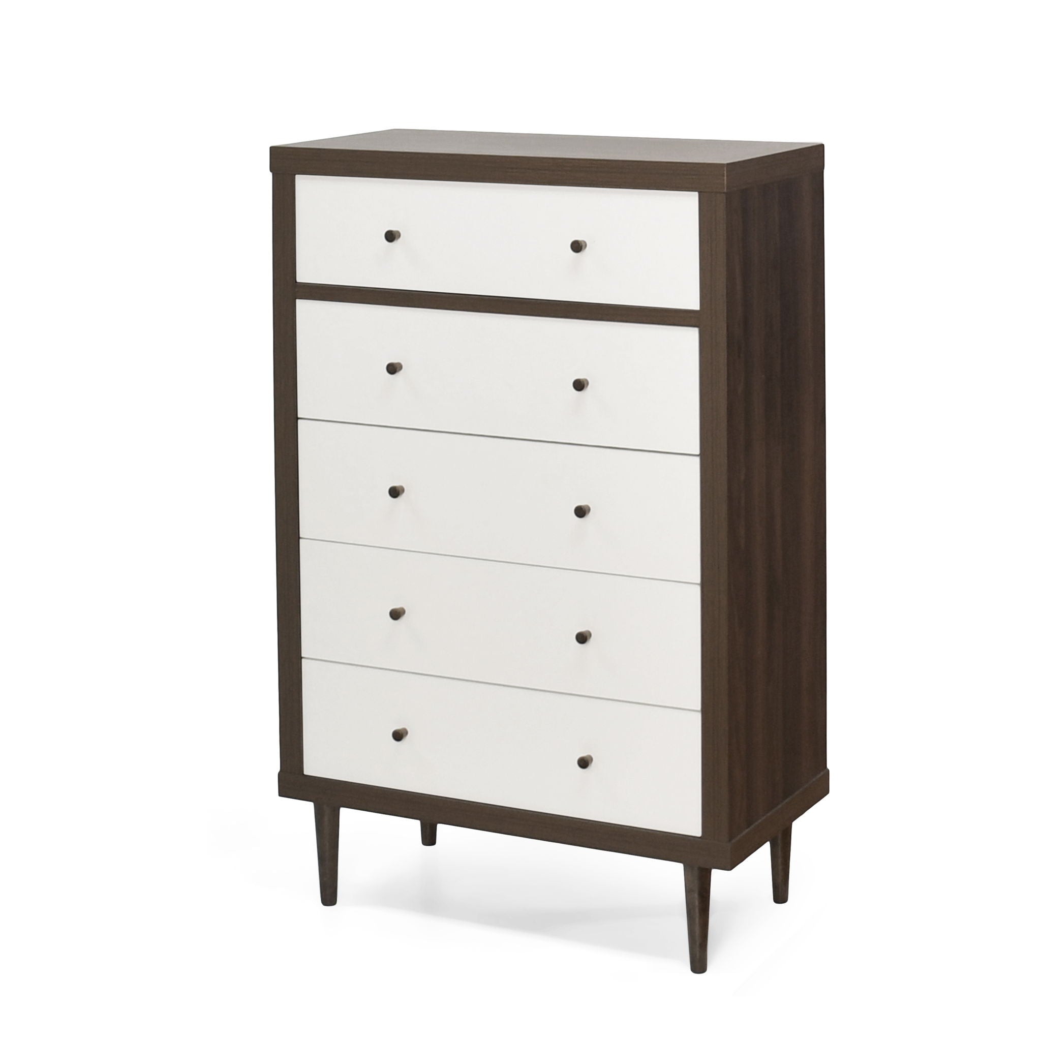 Nystrom - Mid Century Modern 5 Drawer Dresse