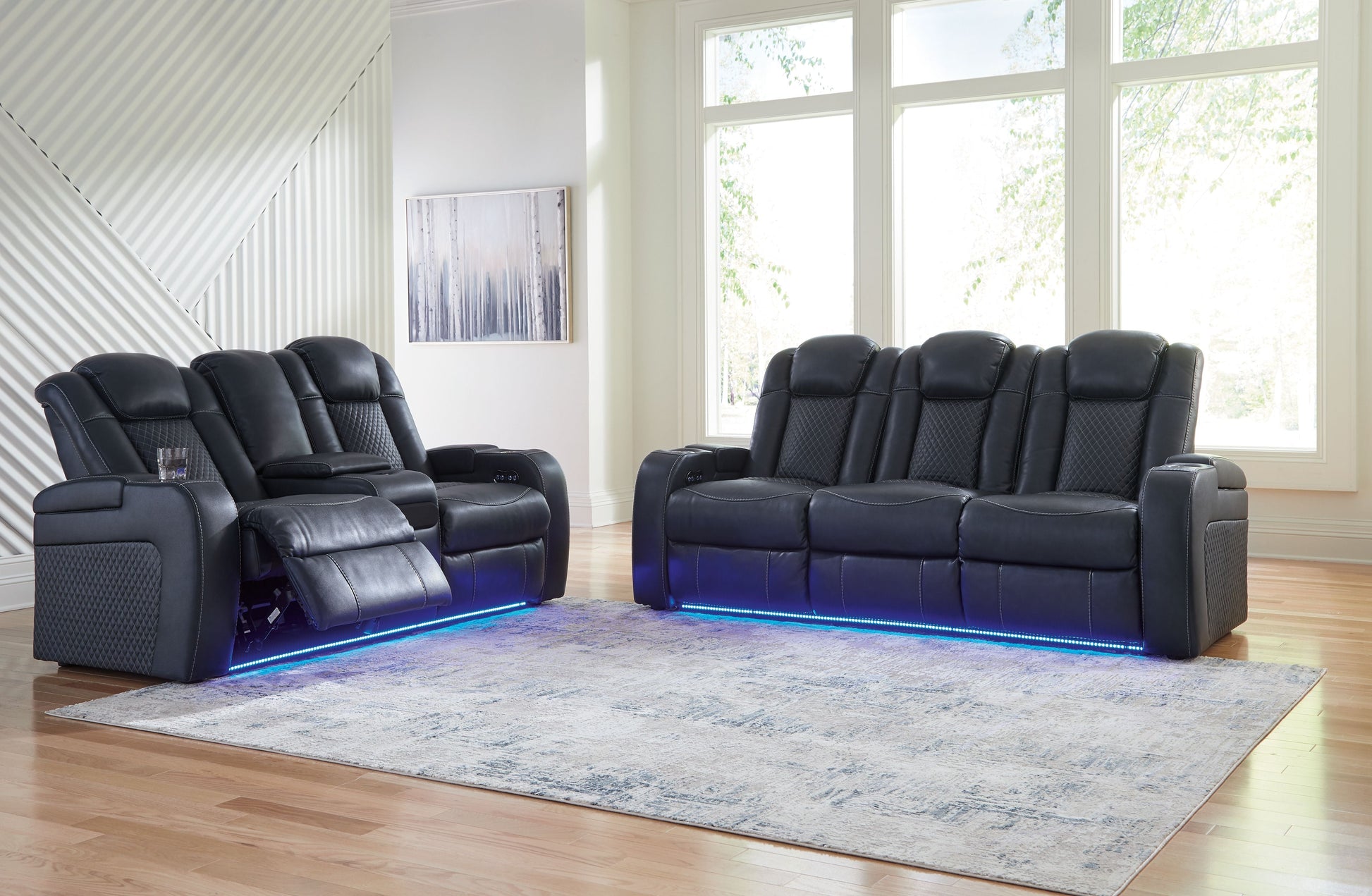 Signature Design by Ashley® Fyne-dyme - Reclining Living Room Set | Meri Furniture